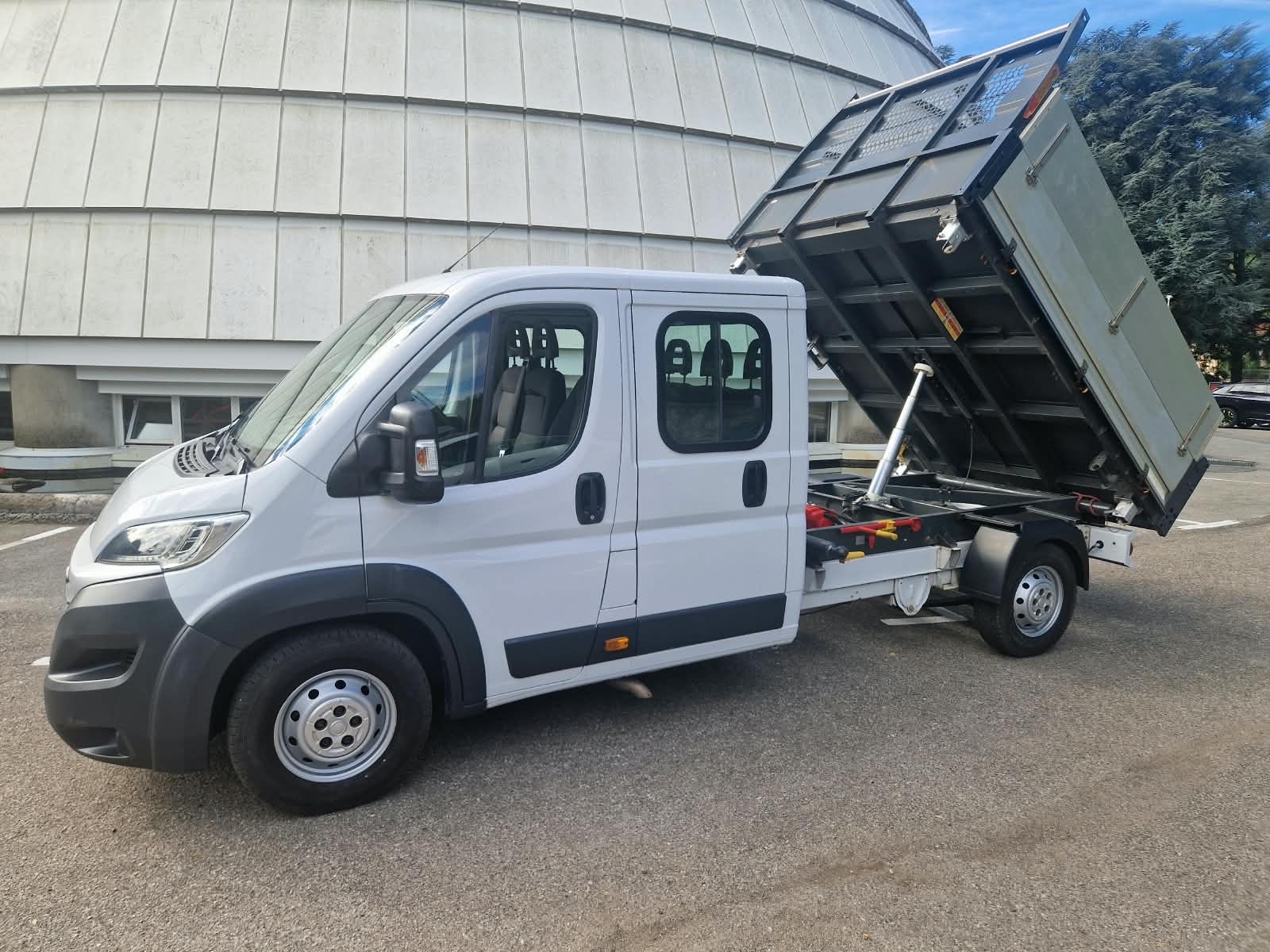 FIAT Ducato 17Q 2.3 MJ - Doppia Cabina - Ponte Ribaltabile 3 Lati - Gancio di Traino KG. 3000 - Aria Condizionata.