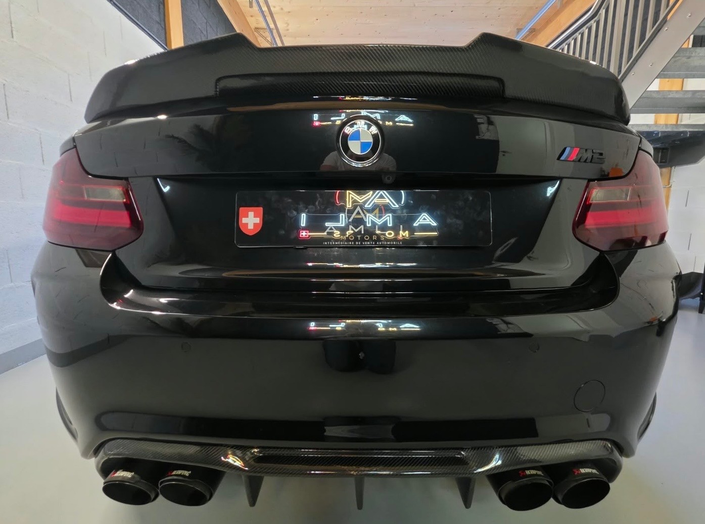 BMW BMW M2 3.0 Turbo DKG 7 rapports 370 ch Harman Kardon Toit ouvrant Accessoires Carbone-image-3