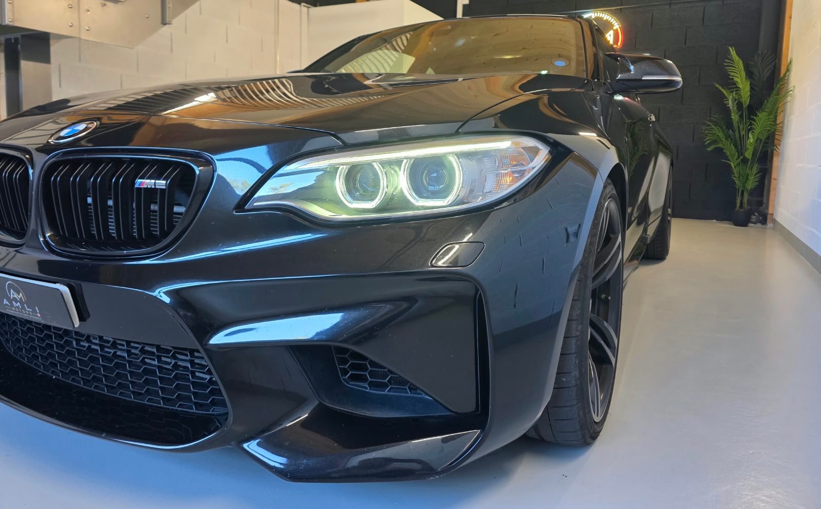 BMW BMW M2 3.0 Turbo DKG 7 rapports 370 ch Harman Kardon Toit ouvrant Accessoires Carbone-image-5