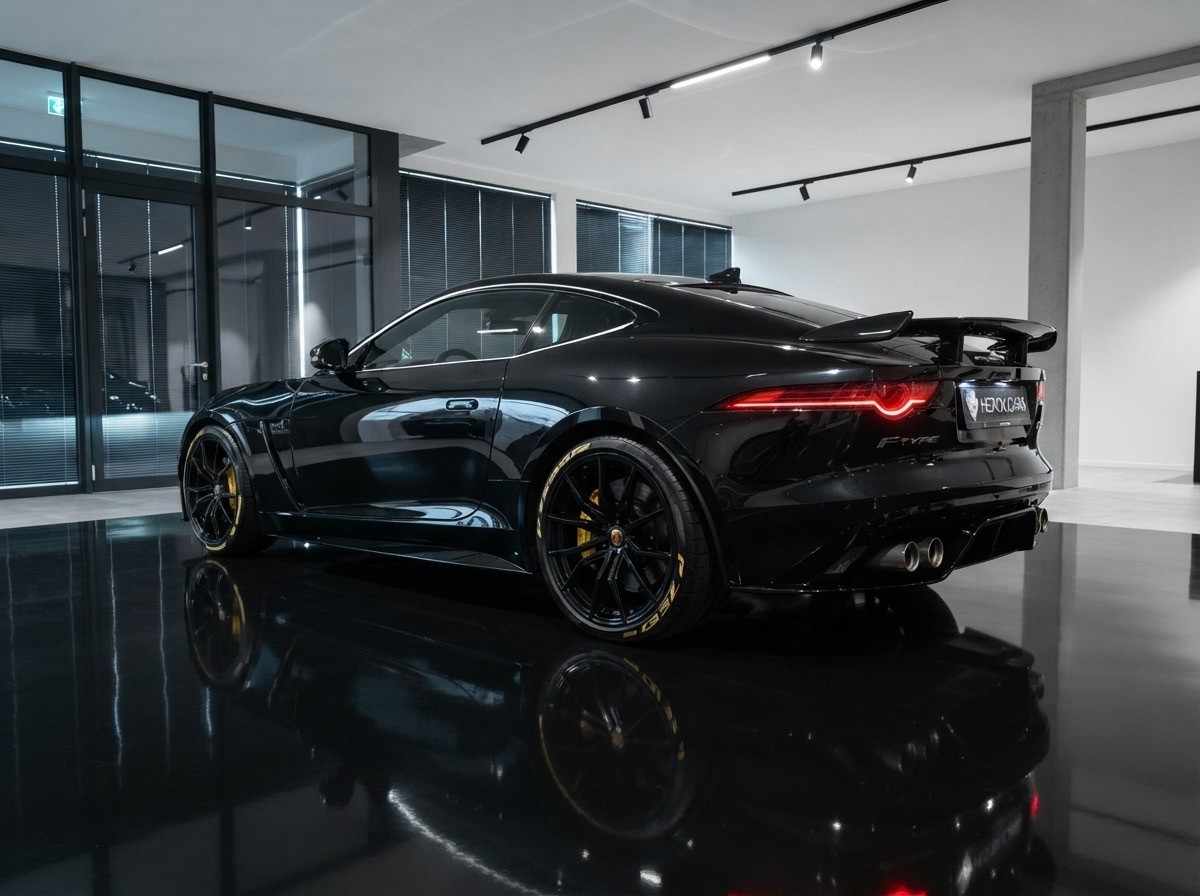 JAGUAR F-Type Coupé 5.0 V8 S/C SVR AWD / ** Aus 1. Hand / Carbon & Keramik Paket / Titan Abgasanlage **-showroom-element-2