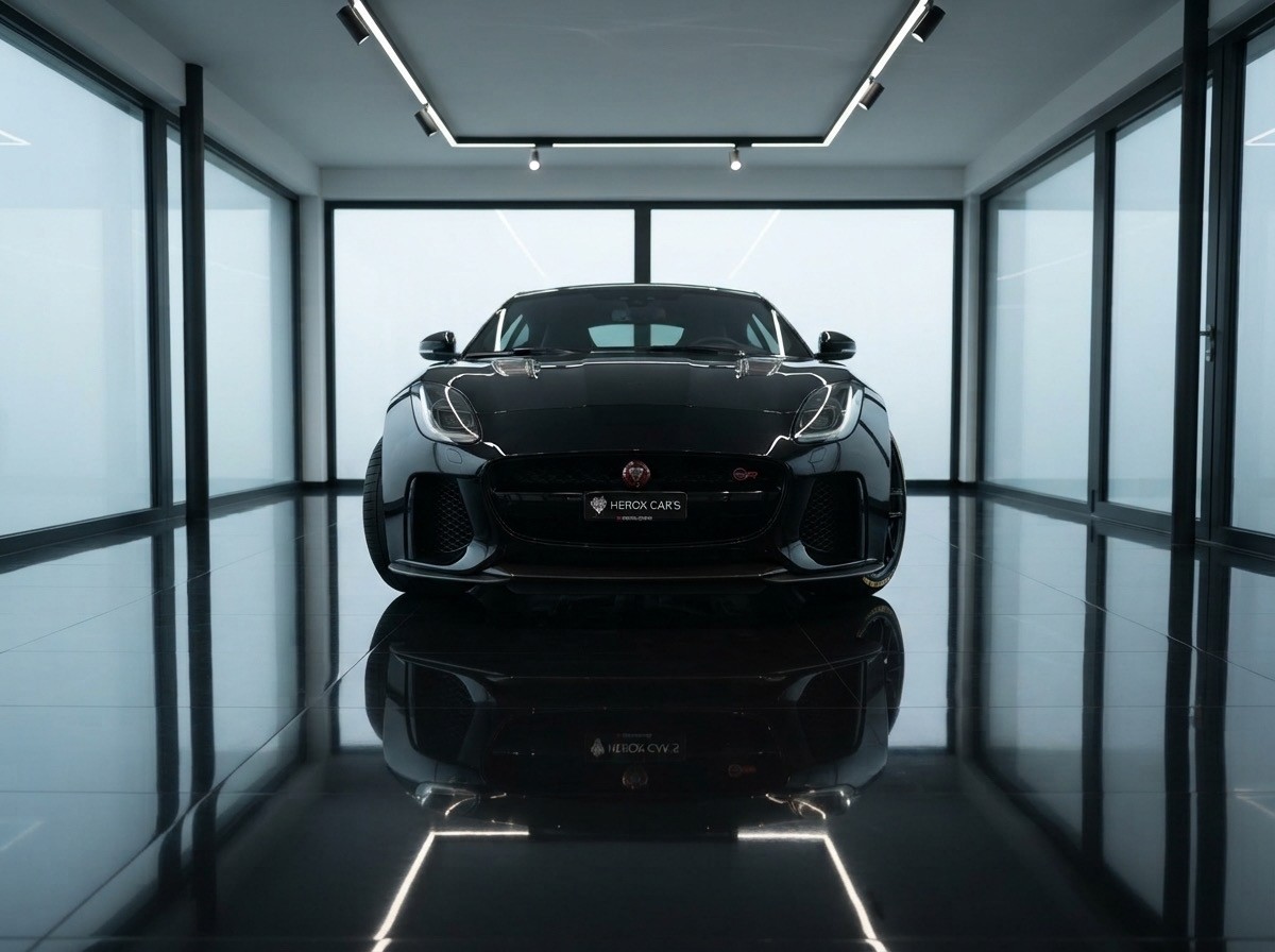 JAGUAR F-Type Coupé 5.0 V8 S/C SVR AWD / ** Aus 1. Hand / Carbon & Keramik Paket / Titan Abgasanlage **-showroom-element-1