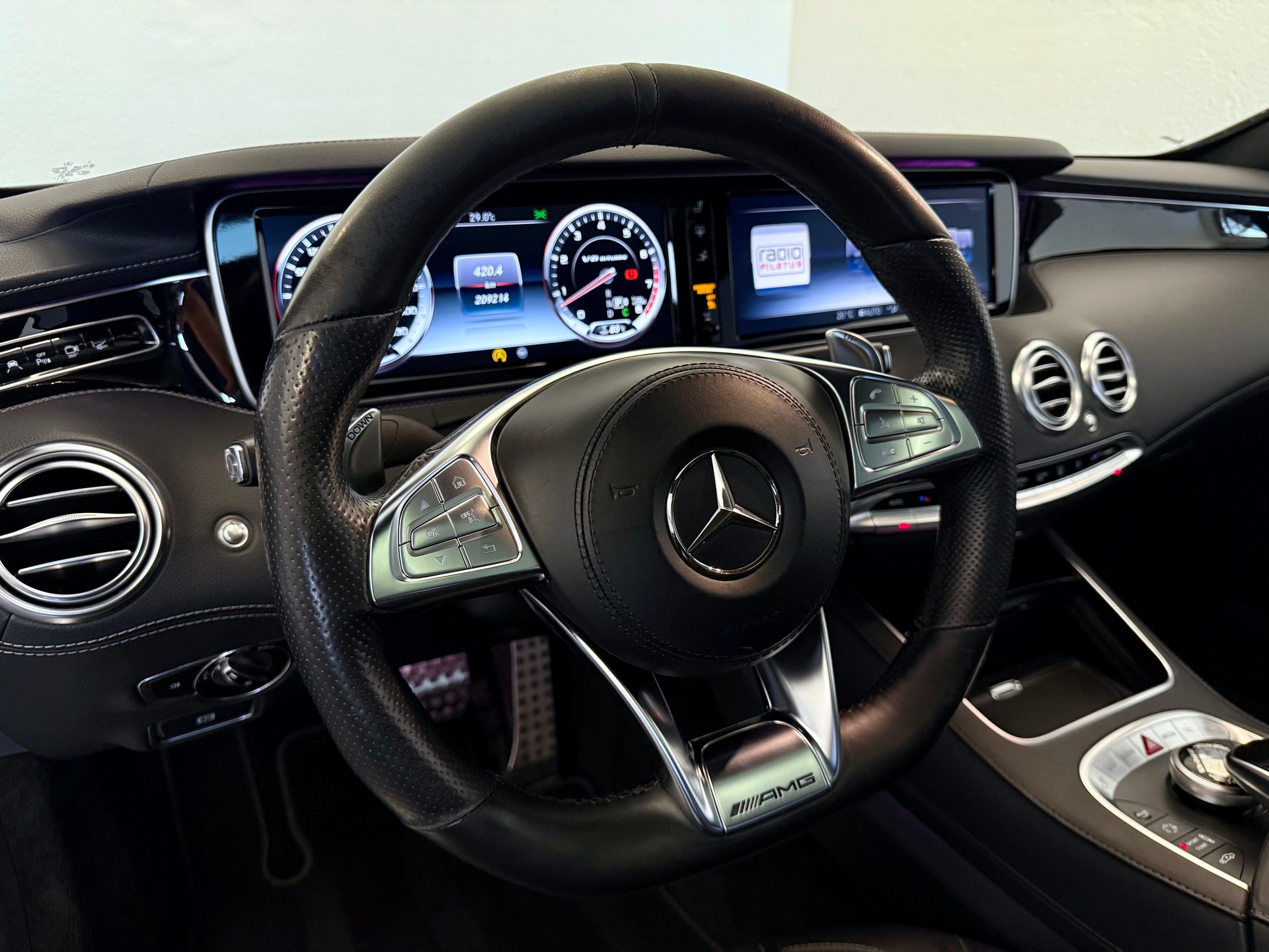 MERCEDES-BENZ S 63 AMG Coupé 4Matic "Brabus 600* ALL BLACK Speedshift MCT-image-15