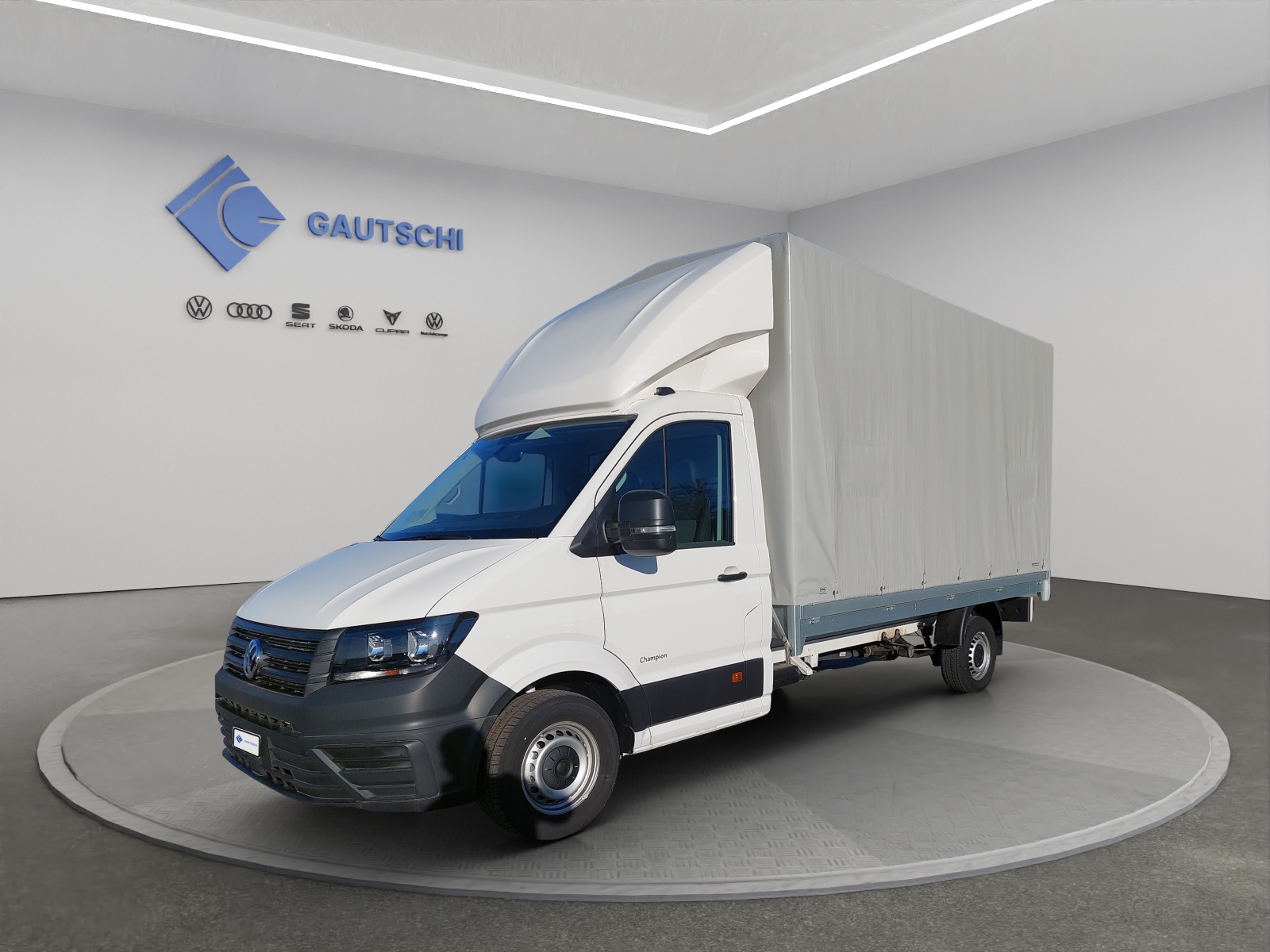 VW VW Crafter mit Brücke und Blachenverdeck-image-1