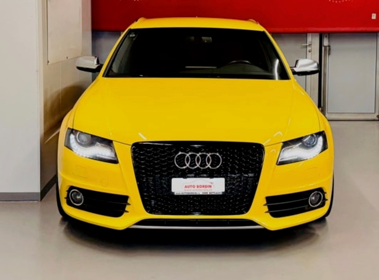 AUDI Audi S4 Avant 3.0 TFSI Quatro, Imollagelb, Handschalter, Stage 2+, 480 PS " The Manual RS4-image-1