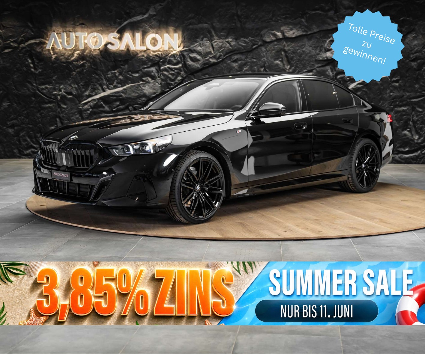 BMW 520i M Sport Steptronic *Werksgarantie* 21" Felgen* Head Up Display*Sitzbelüftung*360° Kamera*-image-0