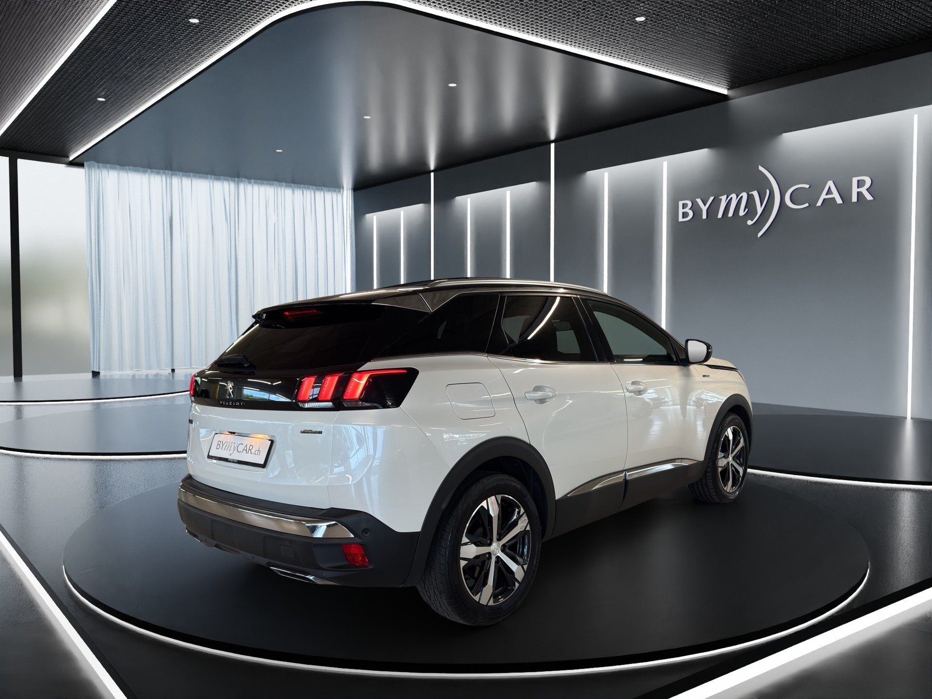 PEUGEOT 3008 1.5 BlueHDi GT Line EAT8 //Pack City 2/Pack Cuir/Toit panoramique ouvrant/-image-3