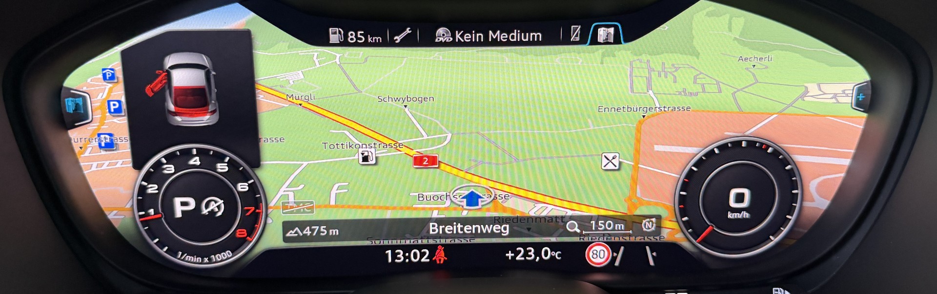 AUDI TT Coupé 2.0 TFSI S-Line 230PS Midnight Black quattro S-tronic / B&O Soundsystem / Komfortschlüssel / Matrix-LED / drive select-image-12