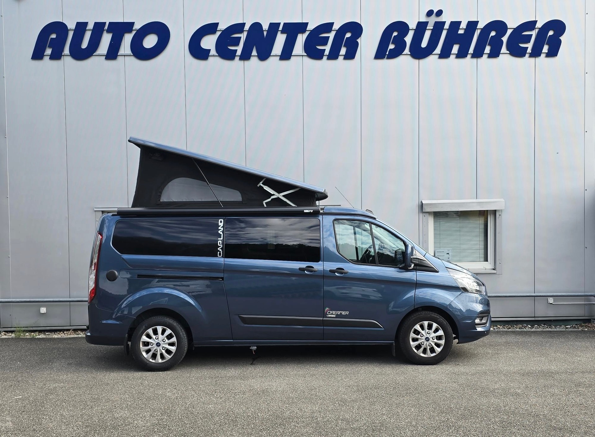 DREAMER COMPACT CAPLAND AUFSTELLDACH 2,0 TDCI DIESEL AUTOMAT FORD TRANSIT CUSTOM-image-0