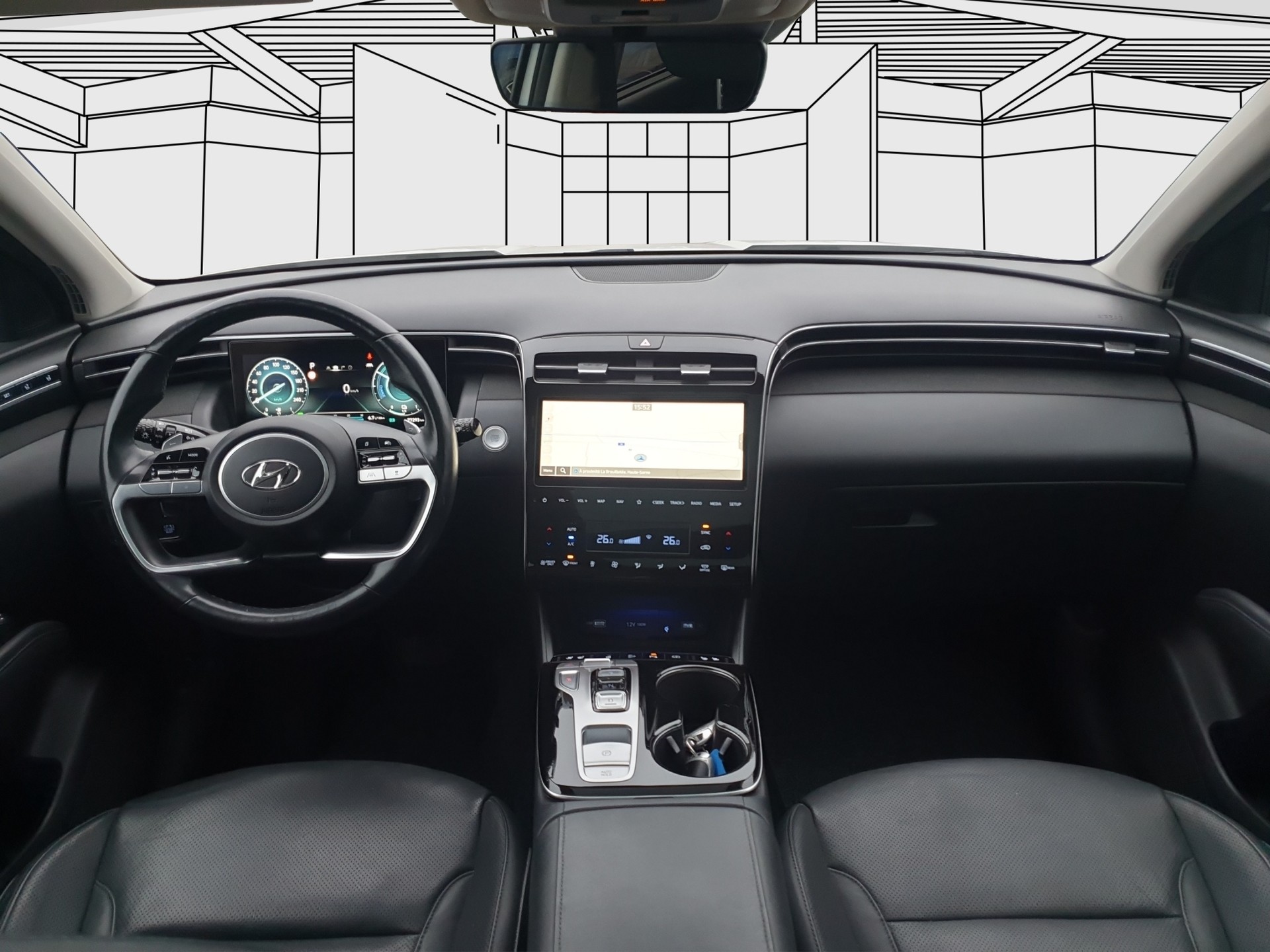 HYUNDAI Tucson 1.6 HEV Vertex Sunroof 4WD-image-6
