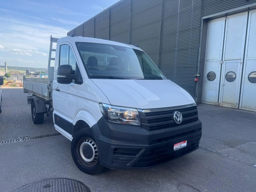 VW Crafter 35 2.0 TDI Entry L3 RWD ** 3-Plätzer ** 3-Seitenkipperbrücke ** Klimaanlage ** Anh-Kupplung 3500kg ** Nutzlast-1000kg-image-0