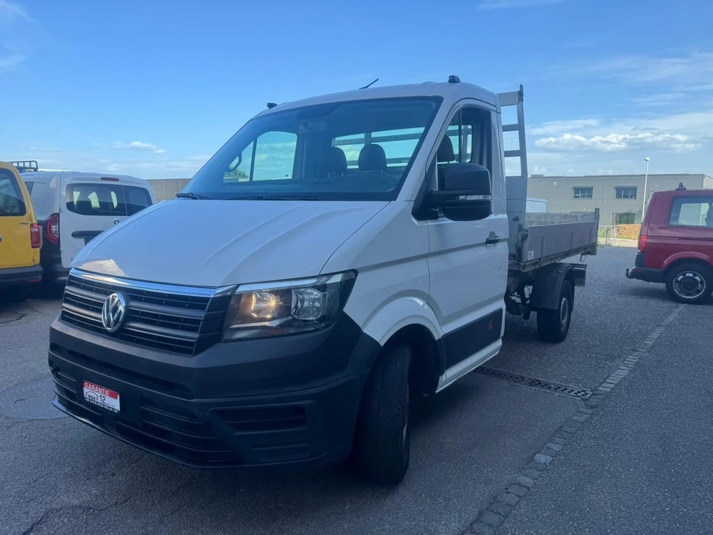 VW Crafter 35 2.0 TDI Entry L3 RWD ** 3-Plätzer ** 3-Seitenkipperbrücke ** Klimaanlage ** Anh-Kupplung 3500kg ** Nutzlast-1000kg-image-2