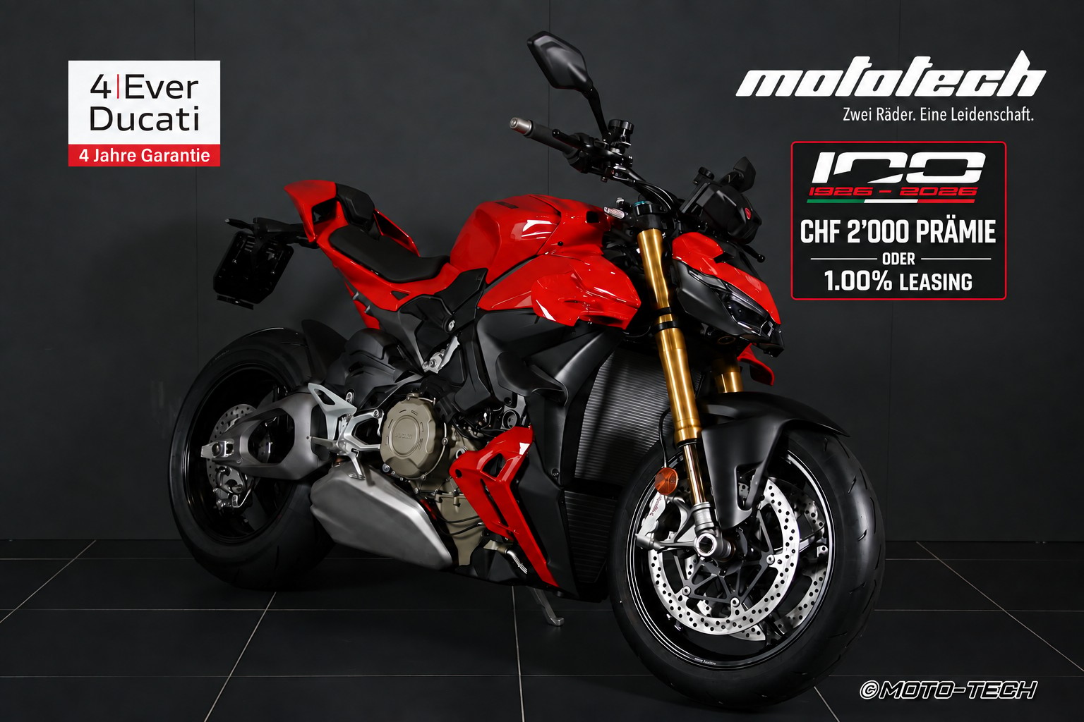 DUCATI Streetfighter V4 S / 4 JAHRE GARANTIE