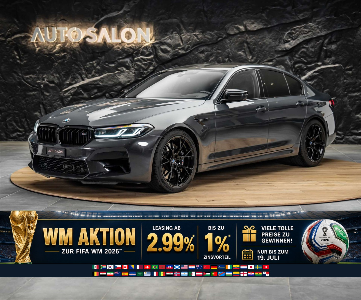 BMW M5 xDrive Competition Drivelogic *Carbon Dach*Head-Up*360°*-image-0