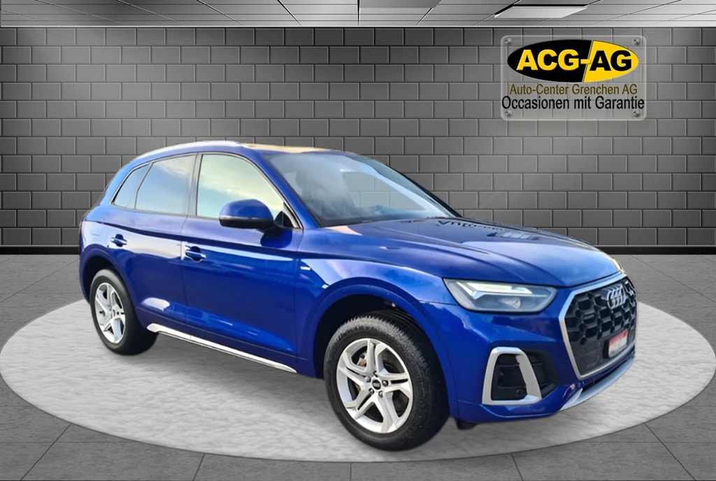 AUDI Q5 40 TDI S-line quattro S-tronic ** 204 PS ** Voll-Leder ** Sitzheizung ** Abstandsregelsysteme ** Frisch Ab MFK & Service **-image-0