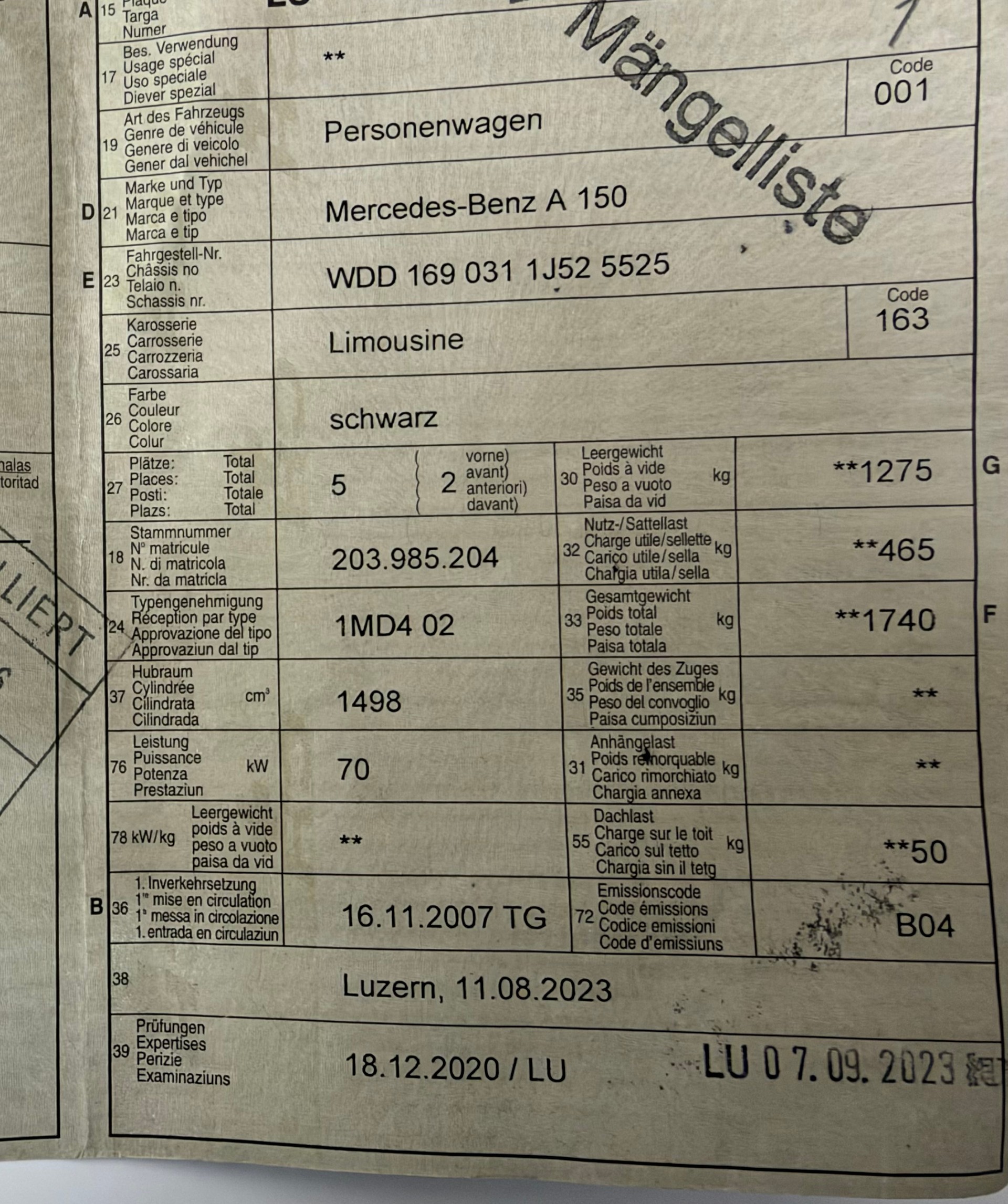 MERCEDES-BENZ A 150 Classic PolarStar-image-14