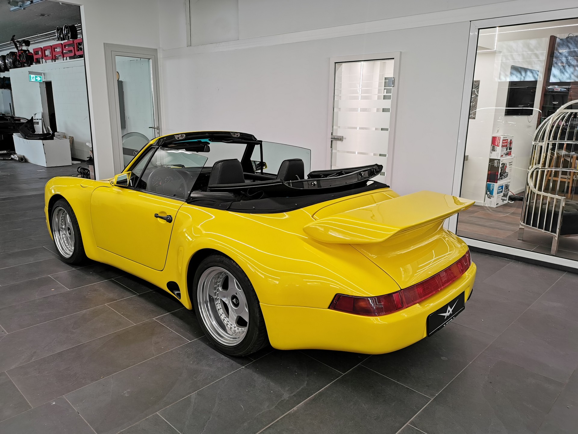 PORSCHE 911 930 964 Carrera Cabrio WTL Turbolook STROSEK Veteranfahrzeug Klimaanlage-image-3