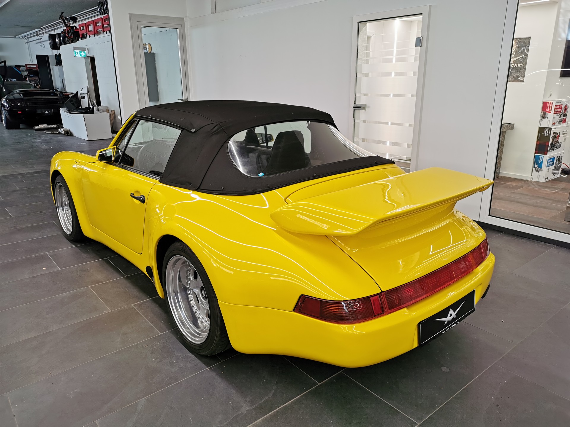 PORSCHE 911 930 964 Carrera Cabrio WTL Turbolook STROSEK Veteranfahrzeug Klimaanlage-image-4