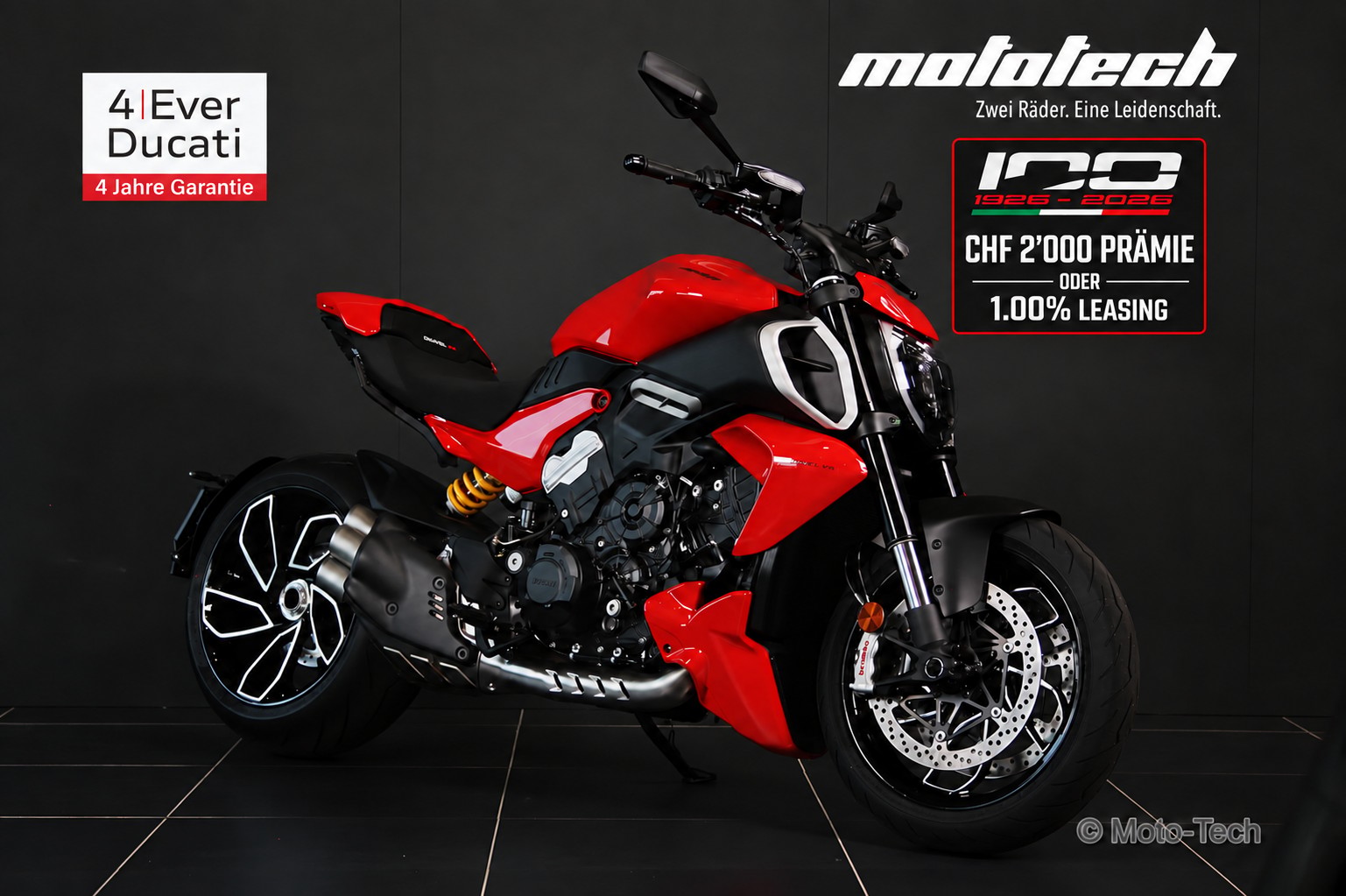 DUCATI Diavel V4 / 4 JAHRE GARANTIE
