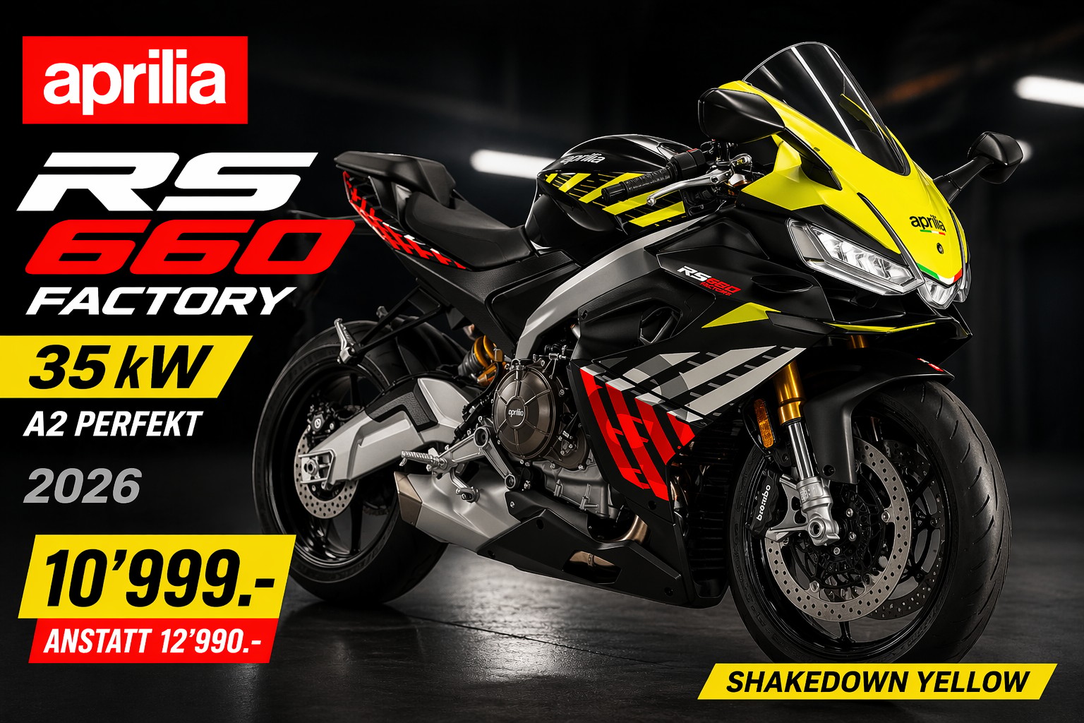 APRILIA RS 660 Factory E5+ 2026 35 kW