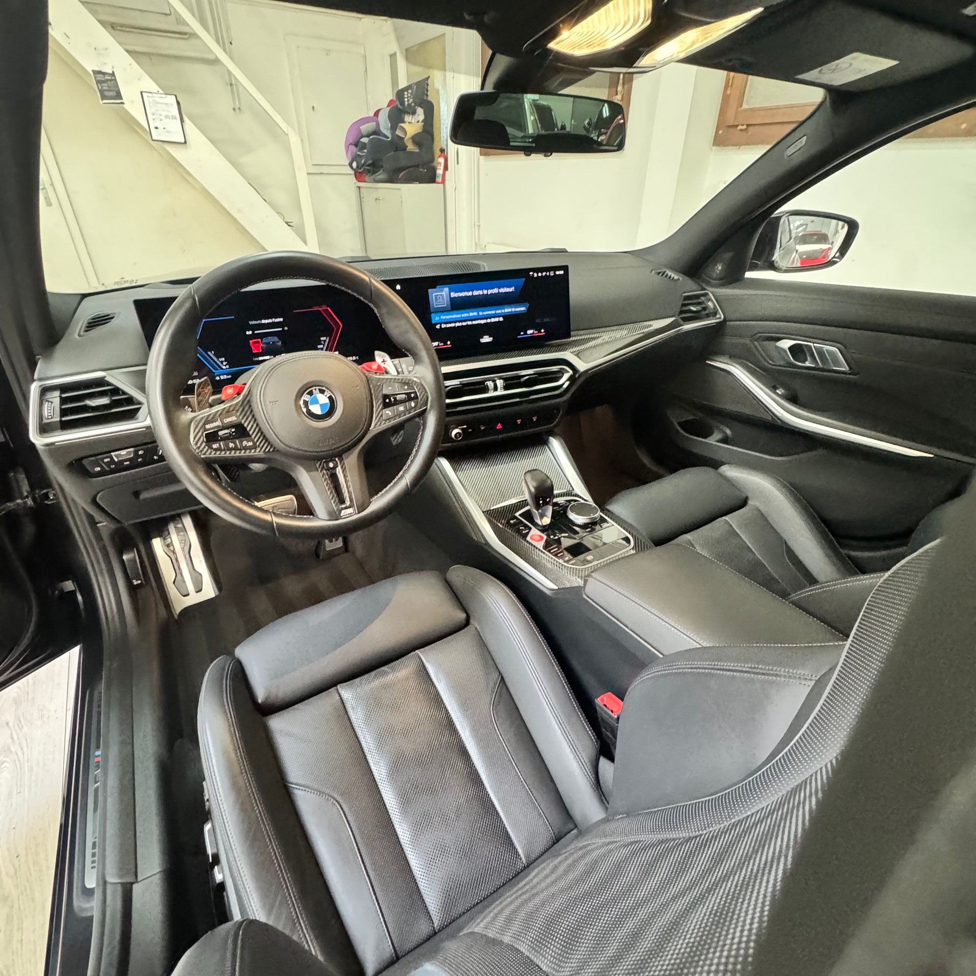 BMW M3 Touring xDrive Competition M * Frozen Black * * Vehicule CH *-image-15
