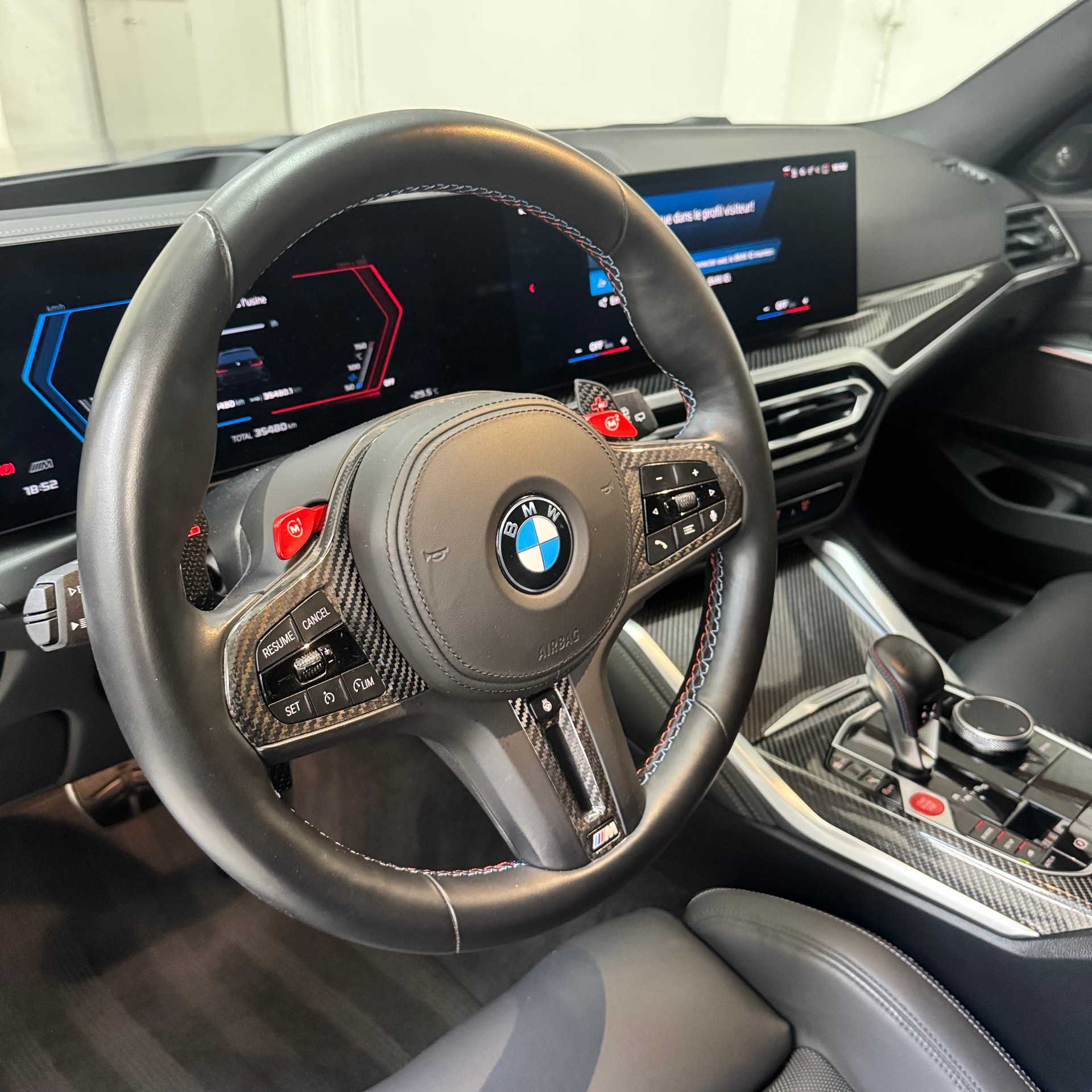 BMW M3 Touring xDrive Competition M * Frozen Black * * Vehicule CH *-image-10