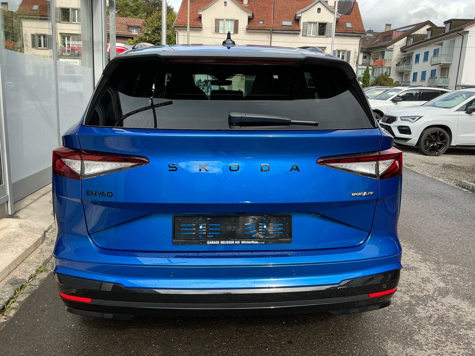 SKODA ENYAQ 85 x SPORTLINE *** ANHÄNGEKUPPLUNG & 5 JAHRE SKODA WERKSGARANTIE **-image-4