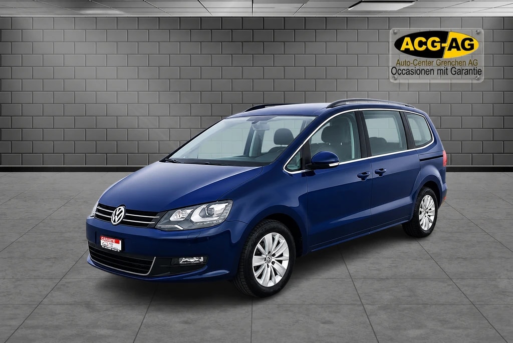 VW Sharan 2.0 TDI BlueMotion Technology Comfortline ** 7-Plätzer ** Leder ** Navi ** RF-Kamera ** Anh-Kupplung **-image-2