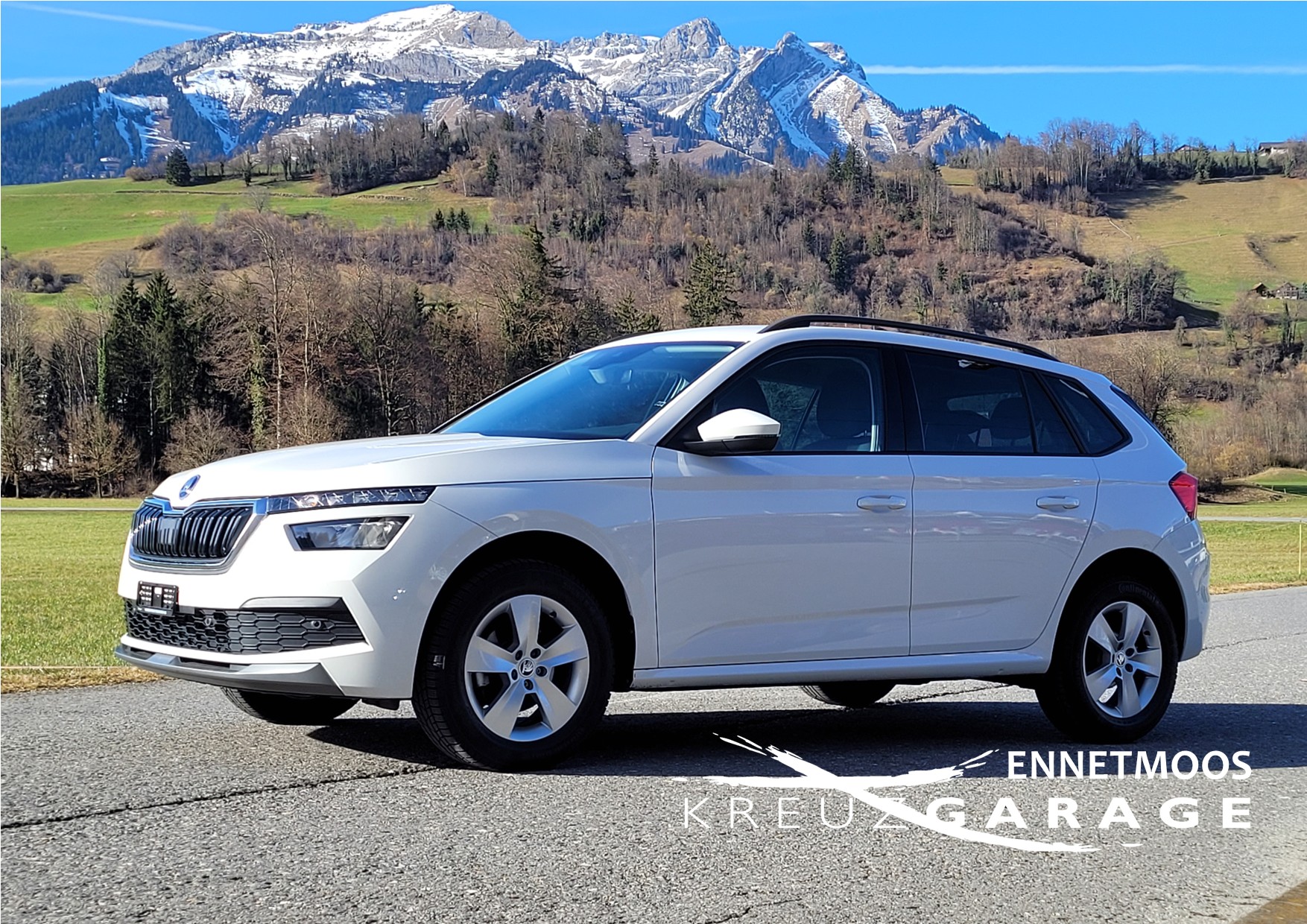 SKODA Kamiq 1.0 TSI Ambition DSG *Rückfahrkamera+8-fach m. Pneu*-image-2