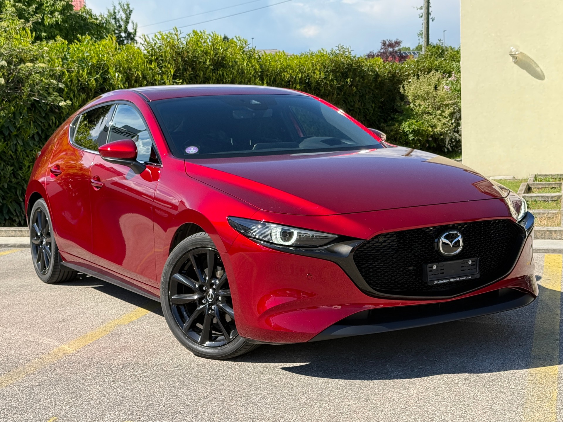 MAZDA 3 Hatchback SKYACTIV-X M Hybrid 186 CV Revolution Automatic - Véhicule CH 1ère main - NOUVELLE EXPERTISE - NEU MFK : 02.06.2026-image-10