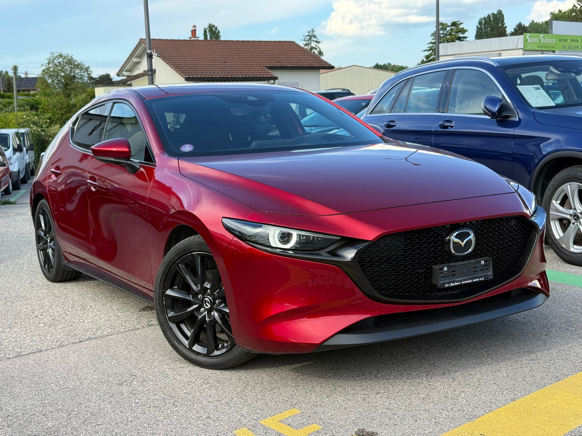 MAZDA 3 Hatchback SKYACTIV-X M Hybrid 186 CV Revolution Automatic - Véhicule CH 1ère main - NOUVELLE EXPERTISE - NEU MFK : 02.06.2026-showroom-element-2