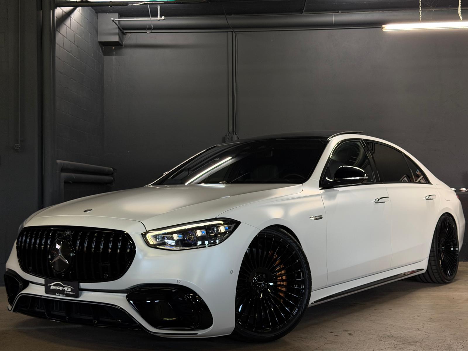 MERCEDES-BENZ S 63 AMG Limited White Matt Black E Performance 4Matic 802PS Lang Version Einzelstück Vollausstattung Gratisservice und Garantie