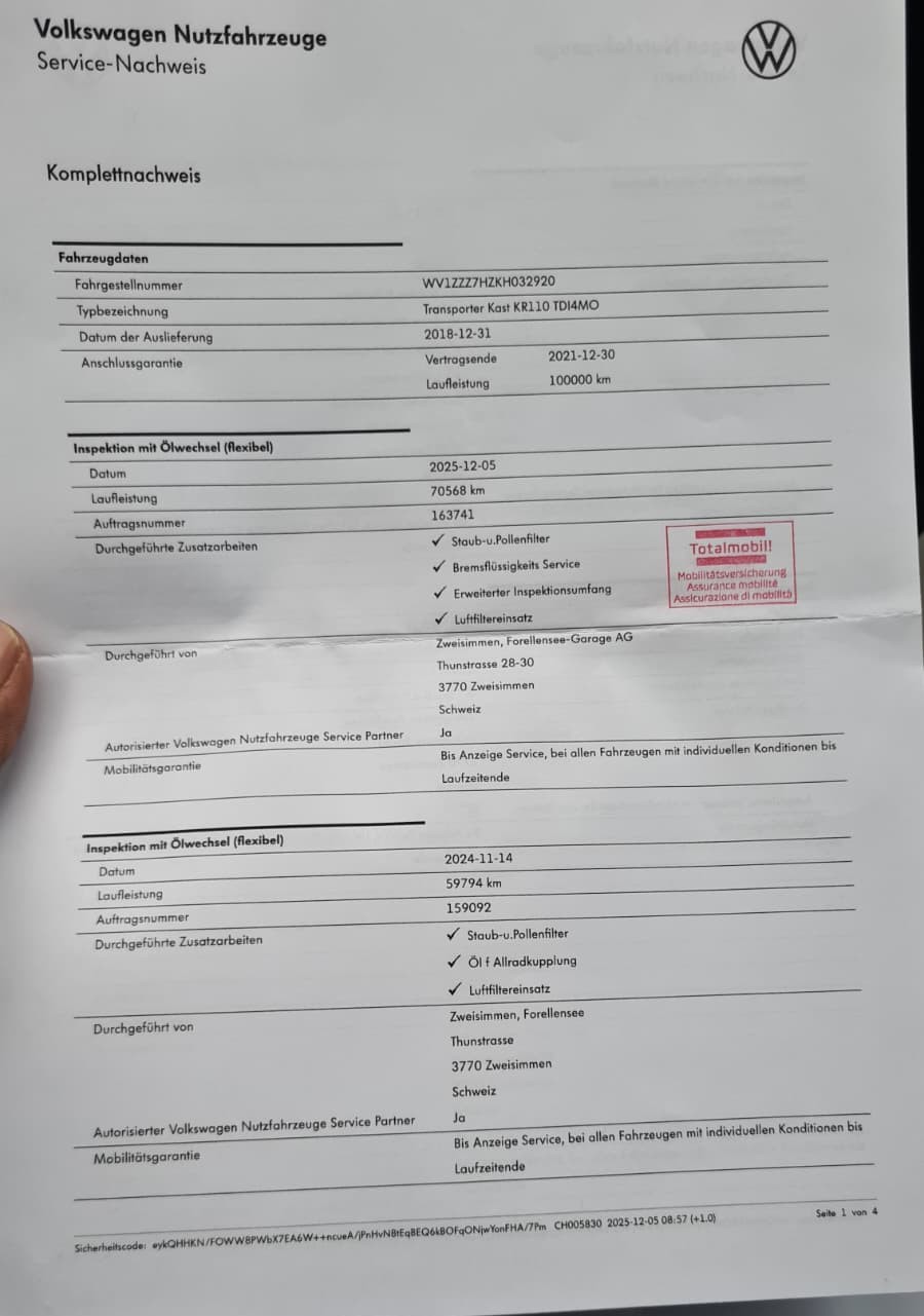 VW T6 2.0 TDI 4Motion ** 3-Plätzer ** RF-Kamera ** Anh-Kupplung ** PDC ** Sortimo ** Frisch Ab MFK & Sernice **-image-22