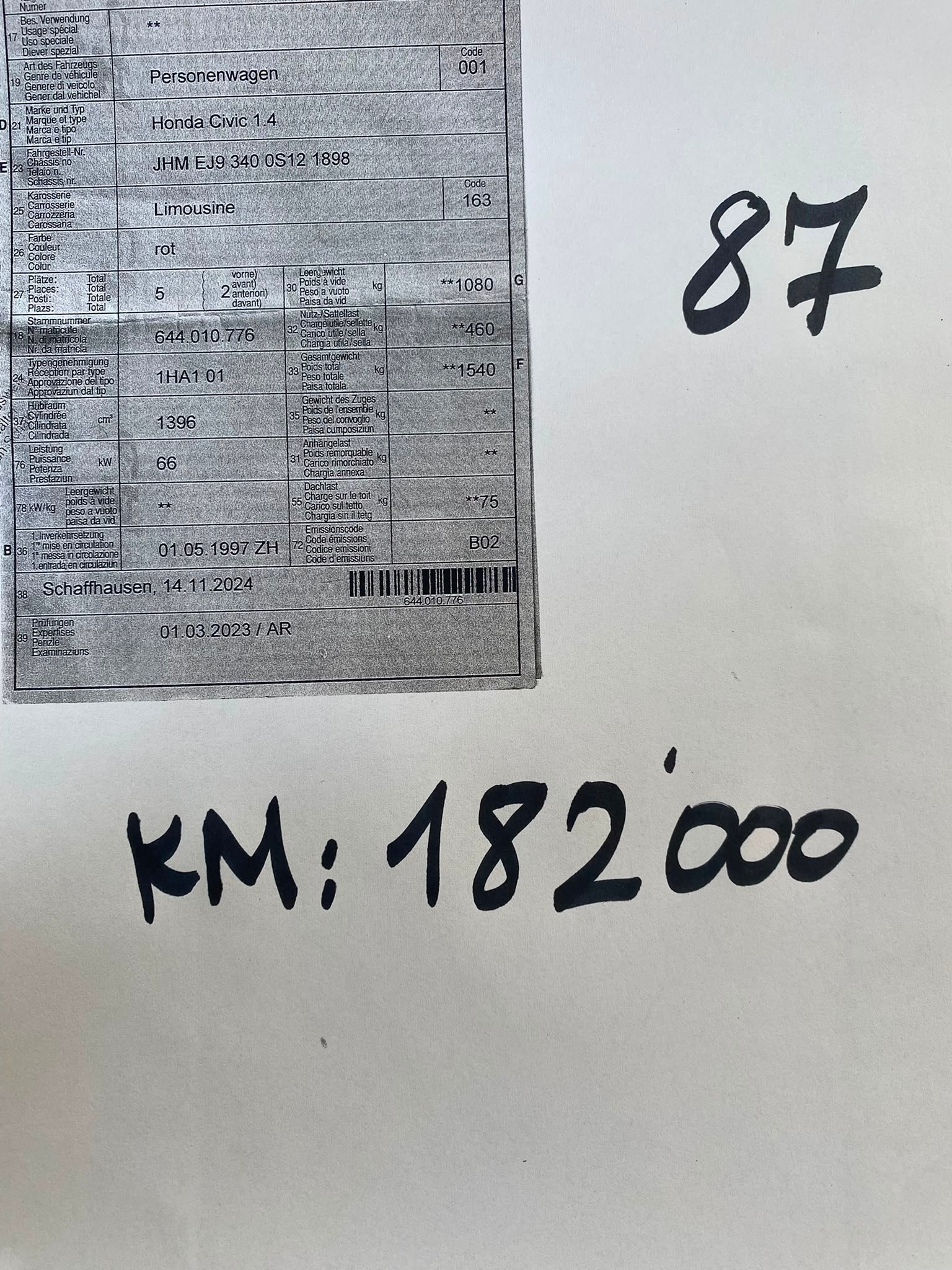 HONDA Civic 1.4i S-image-10