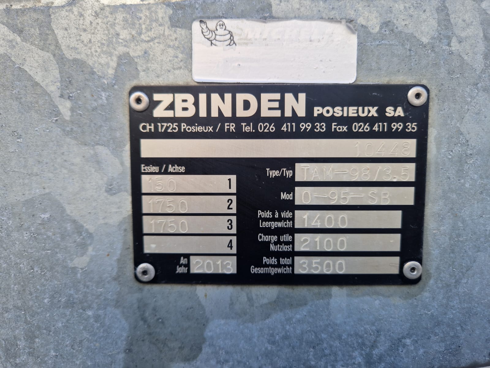ZBINDEN TAM-98 avec 3 parois ouvrables-image-10