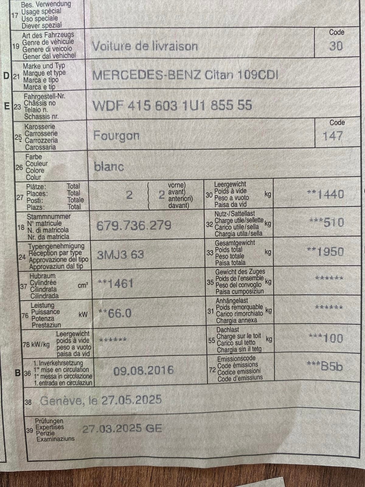 MERCEDES-BENZ Citan 109 CDI L Euro 5-image-9
