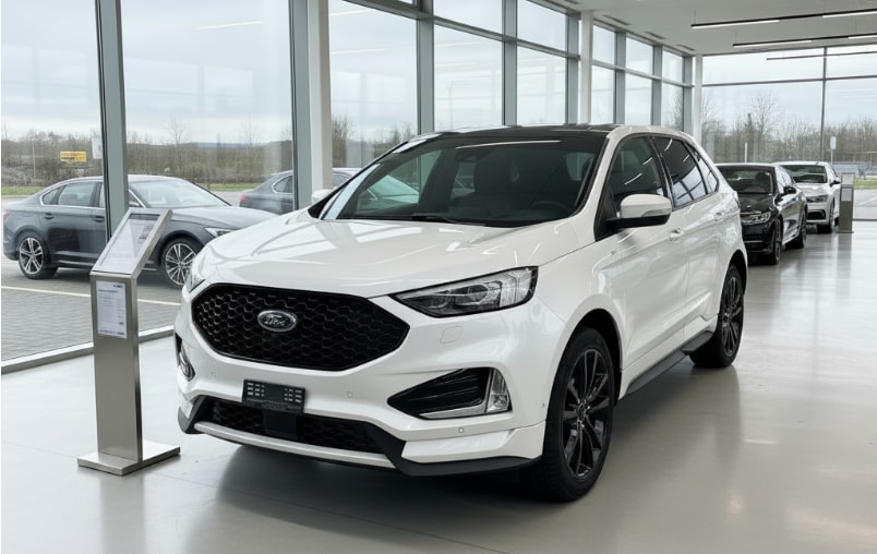 FORD Edge 2.0 EcoBlue ST-Line 4WD Automatic * WEISS METALLIC - STANDHEIZUNG - PANORAMADACH - ST-LINE *-image-0