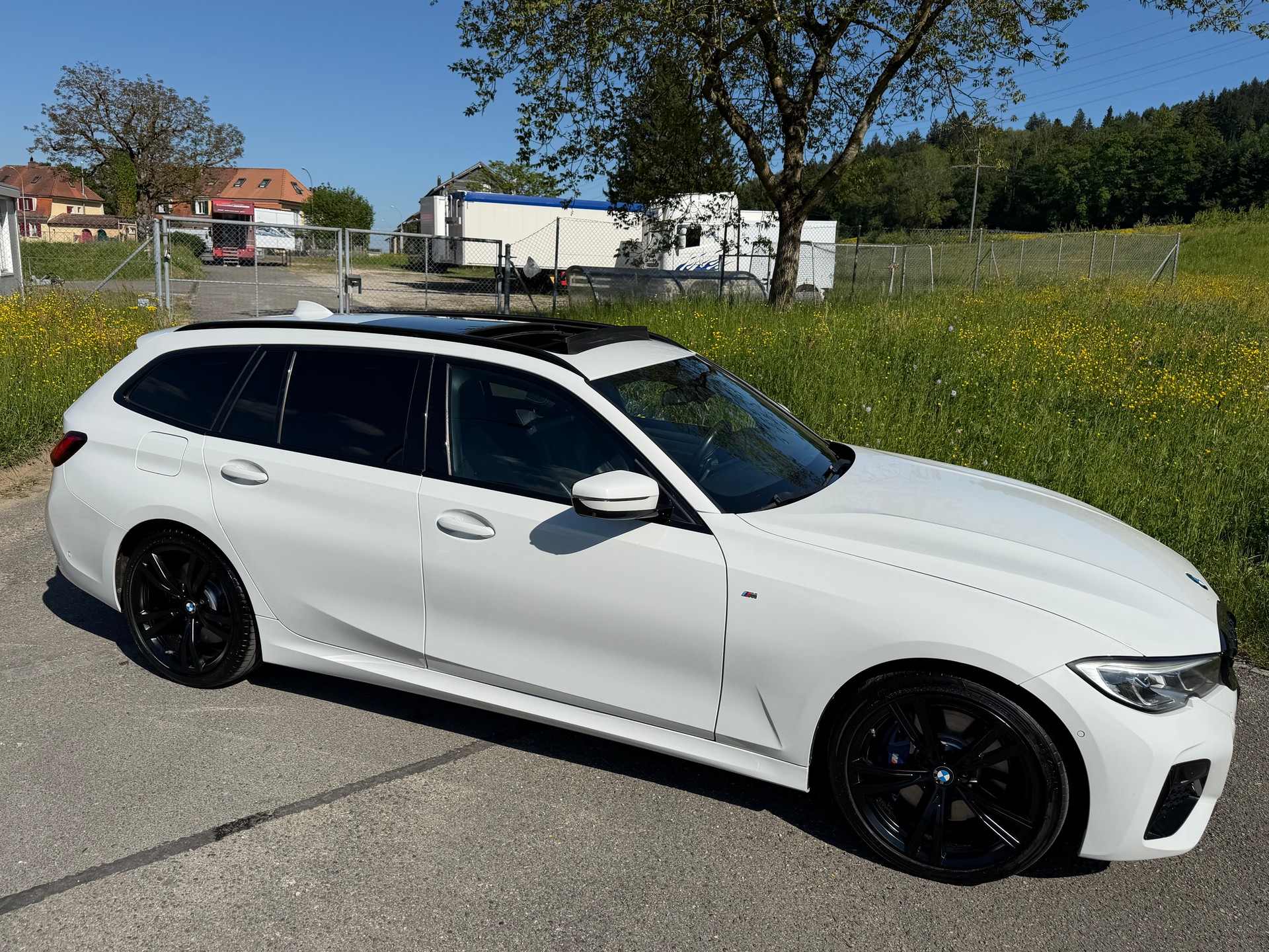 BMW "M340i X-DRIVE KOMBI M-SPORT" BMW GARANTIE !! AB MFK AB SERVICE MIT AHK 1800 KG ZUGLAST. KM 61`000. TOP AUSSTATTUNG !!-image-49