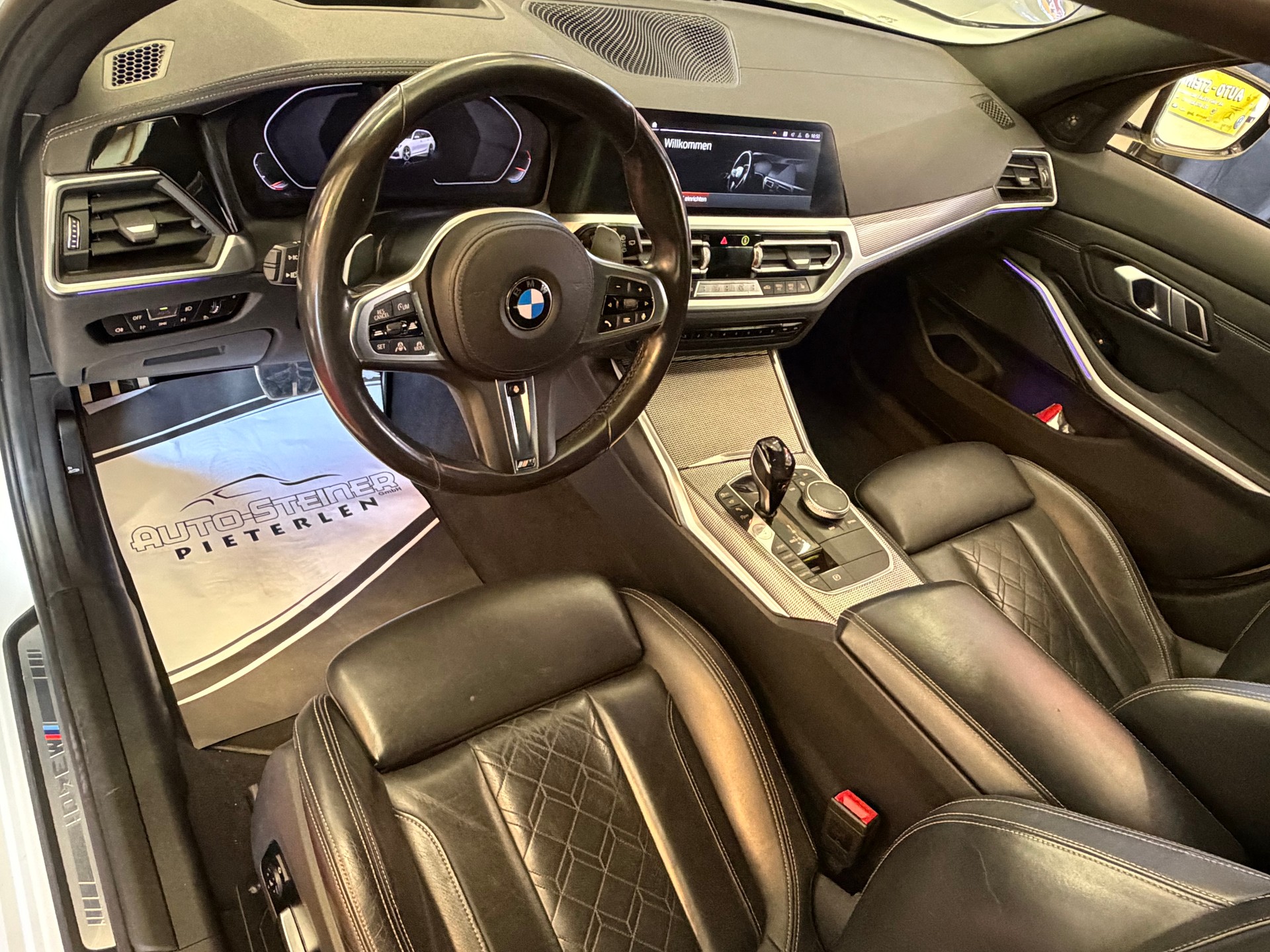 BMW "M340i X-DRIVE KOMBI M-SPORT" BMW GARANTIE !! AB MFK AB SERVICE MIT AHK 1800 KG ZUGLAST. KM 61`000. TOP AUSSTATTUNG !!-image-23