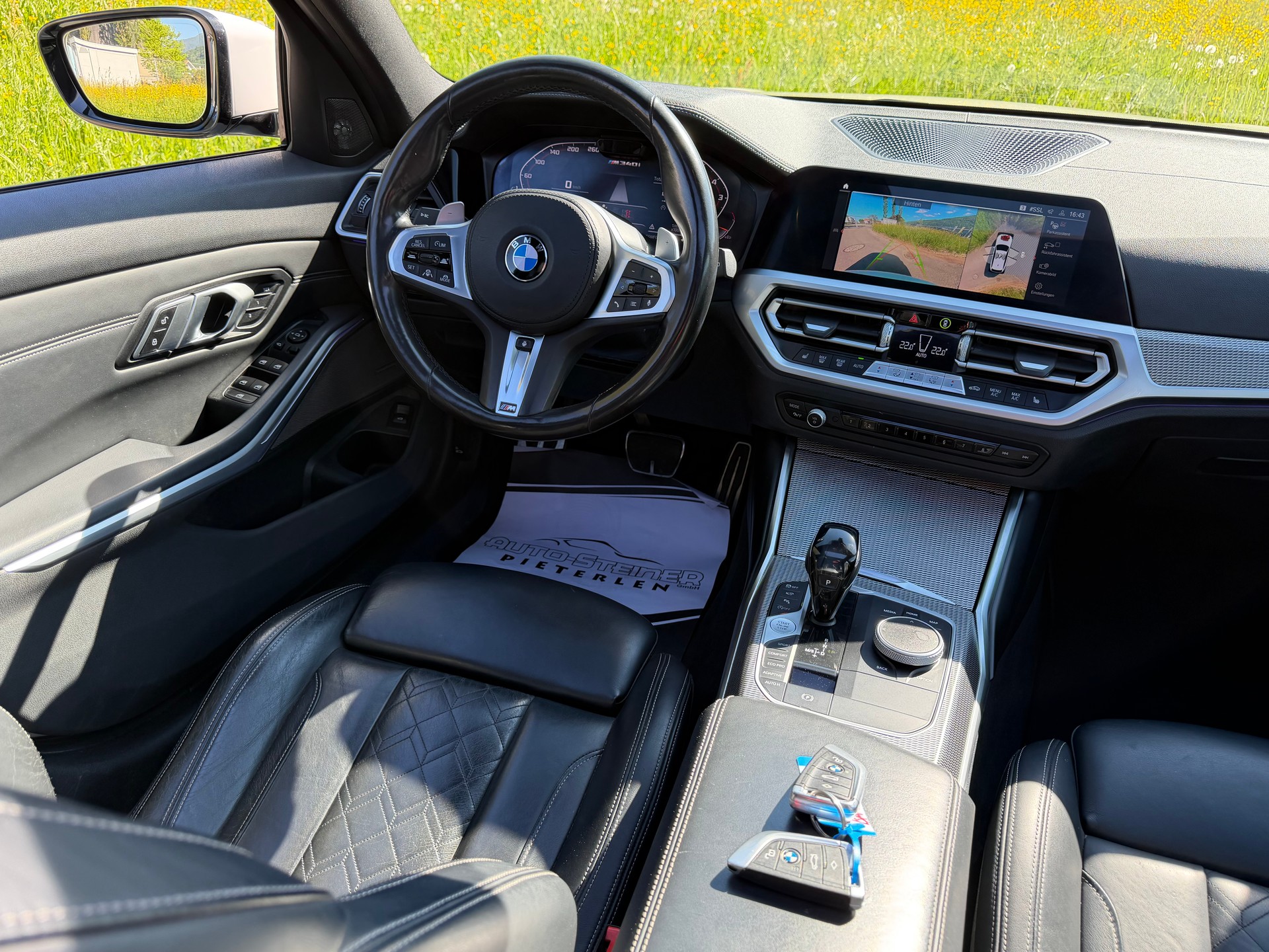 BMW "M340i X-DRIVE KOMBI M-SPORT" BMW GARANTIE !! AB MFK AB SERVICE MIT AHK 1800 KG ZUGLAST. KM 61`000. TOP AUSSTATTUNG !!-image-3