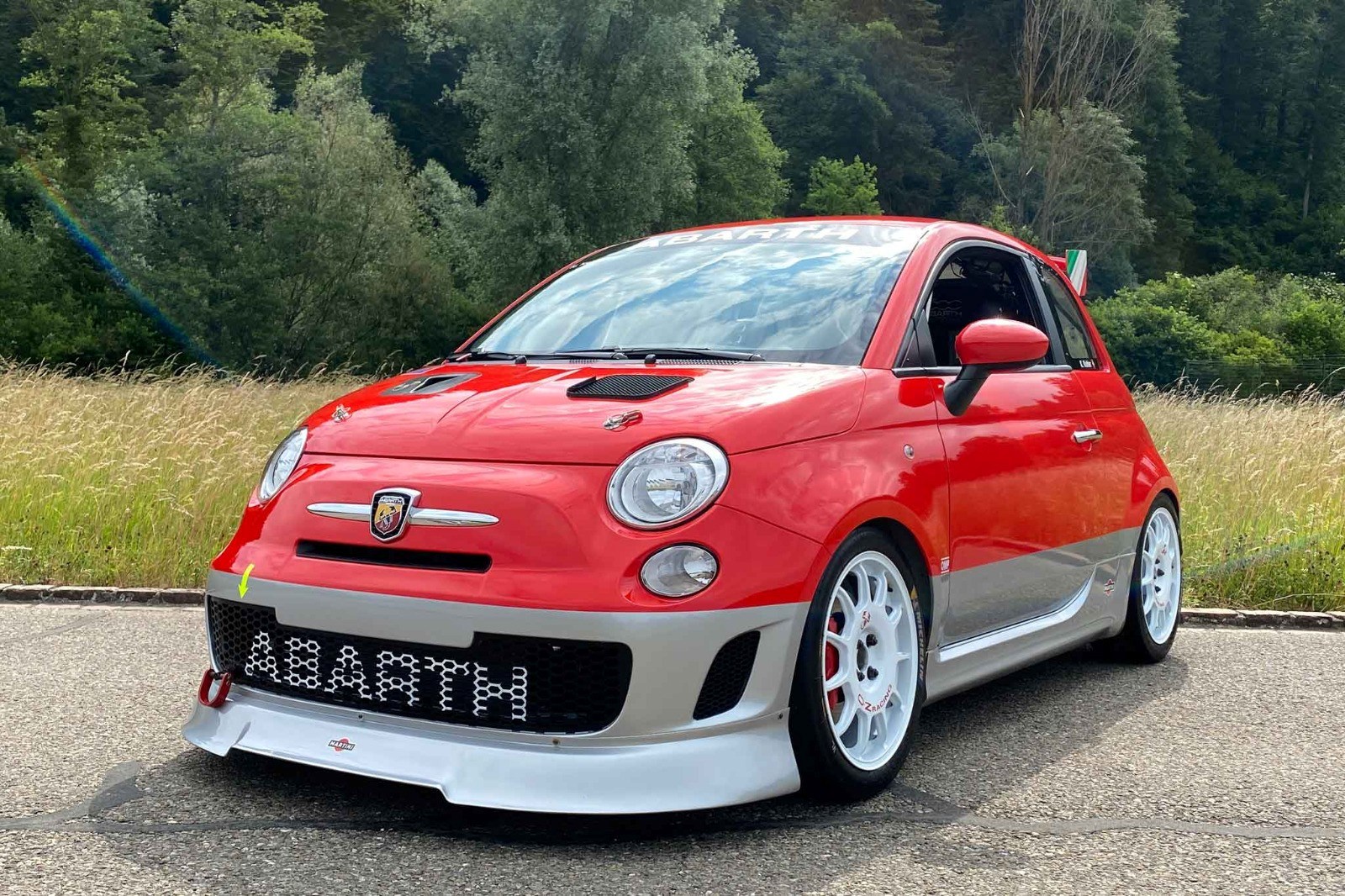 グンゼ　fiat abarth assetto corsa Gunze Sangyo Fiat Abarth Assetto Corsa - High-Tech Model