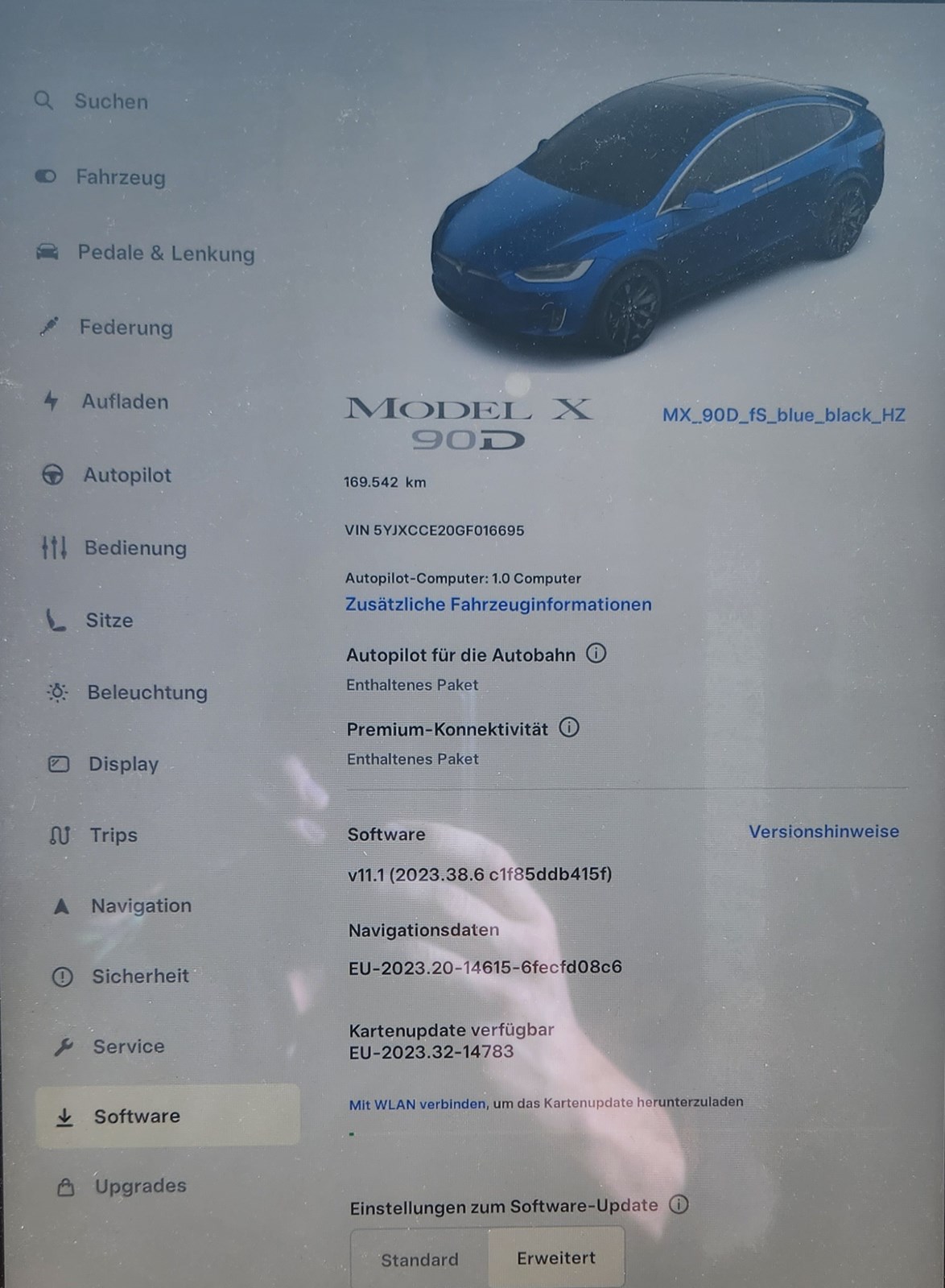 TESLA Model X 90 D / Allrad / 6 Plätze / Premium Konnektivität / Top Zustand / 8fach bereift / CSS Adapter-image-3