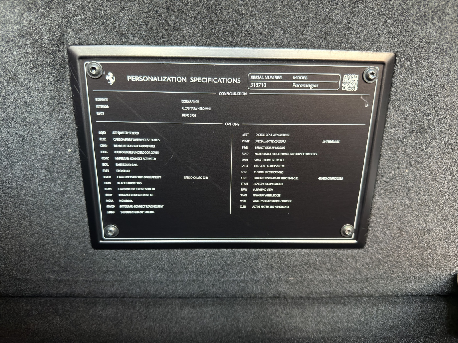 FERRARI Purosangue 6.5 V12 " Pack Carbon"-image-14