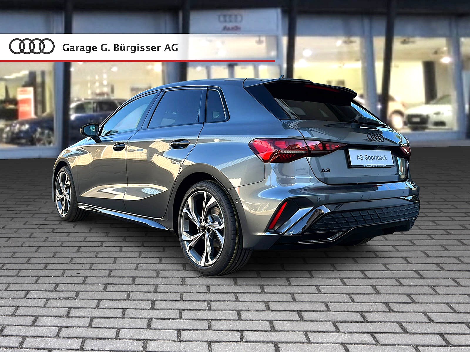 AUDI A3 Sportback TFSI 110 kW S line Attraction S tronic Daytongrau Perleffekt-image-3