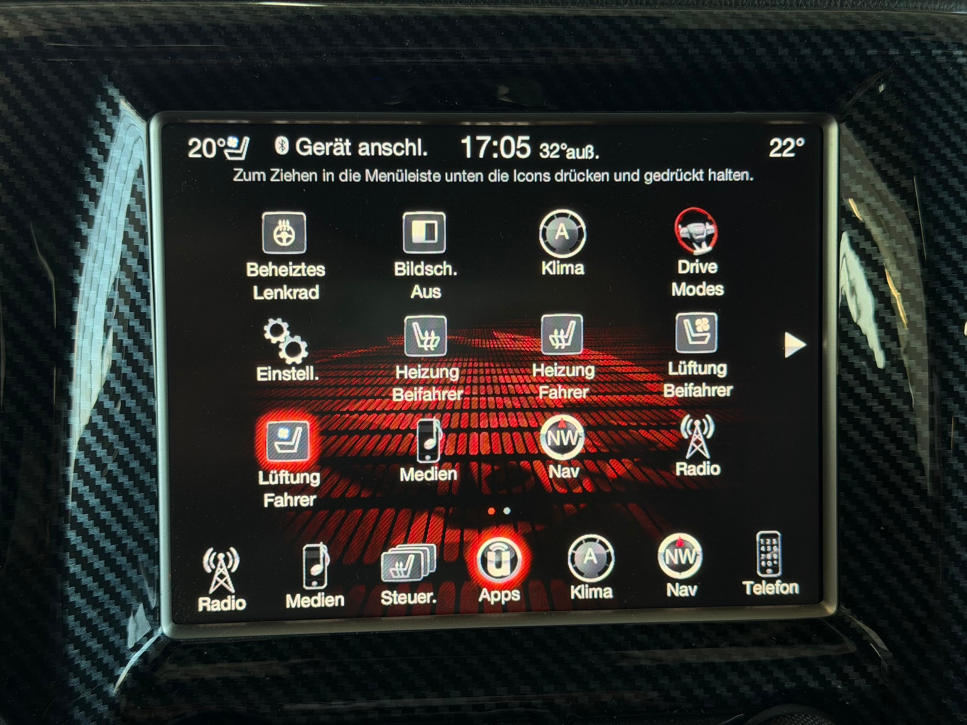 JEEP Grand Cherokee 6.4 V8 HEMI SRT8 Automatic | Frisch ab Service | Sternenhimmel | KW Federn-image-25