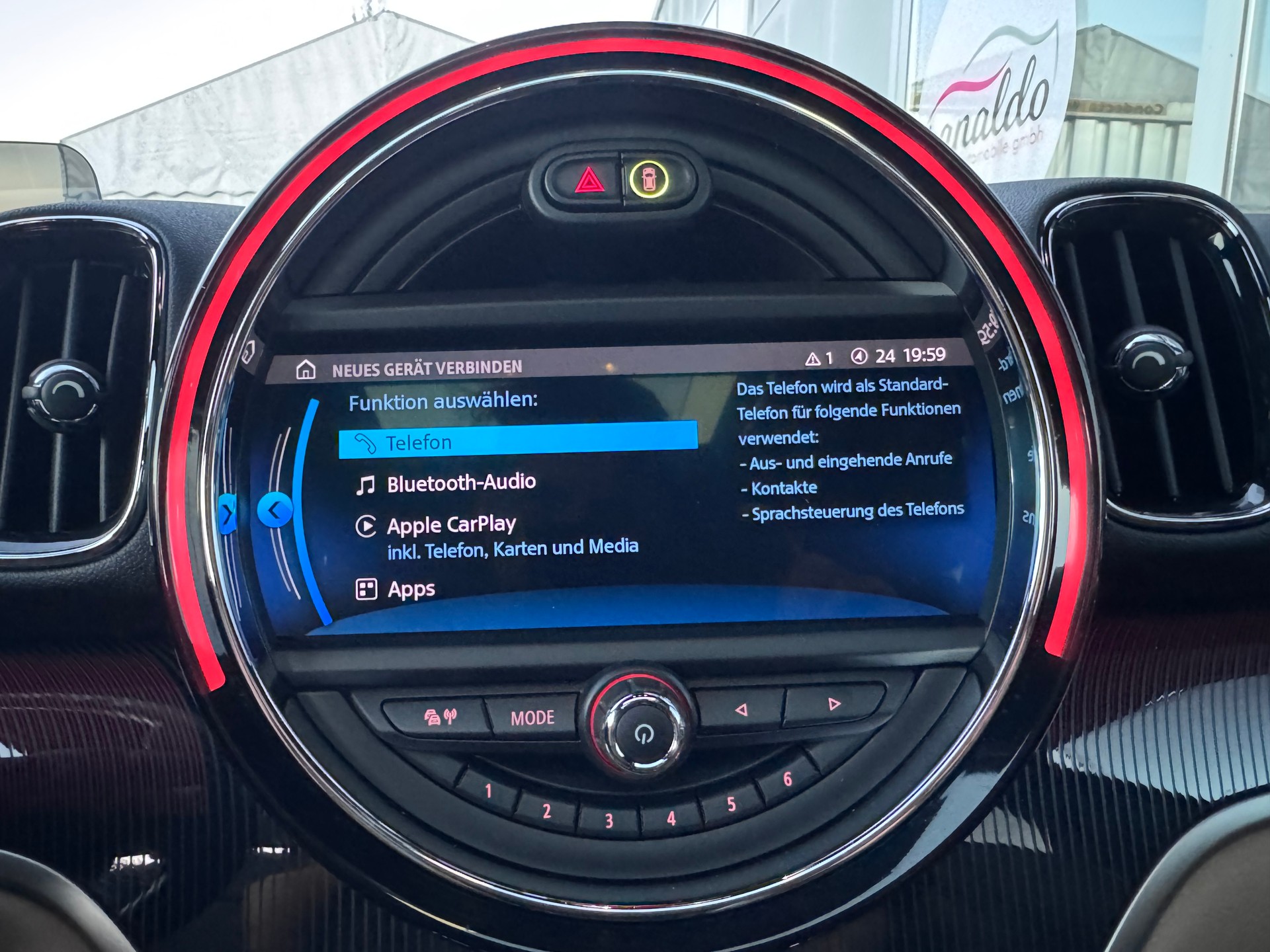 MINI Countryman Cooper S+4x4+Automat+LED+ACC+Navi+Bluetooth+Rückfahrkamera+18"Alu+Getönte Scheiben+Memory+Leder+Sitzheizung+-image-26