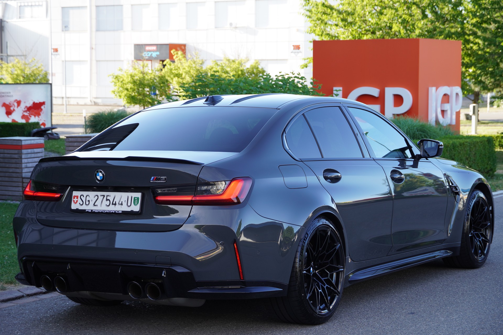 BMW M3 Competition M xDrive//Dravitgrau//Werksgarantie bis 11.2028//-image-4