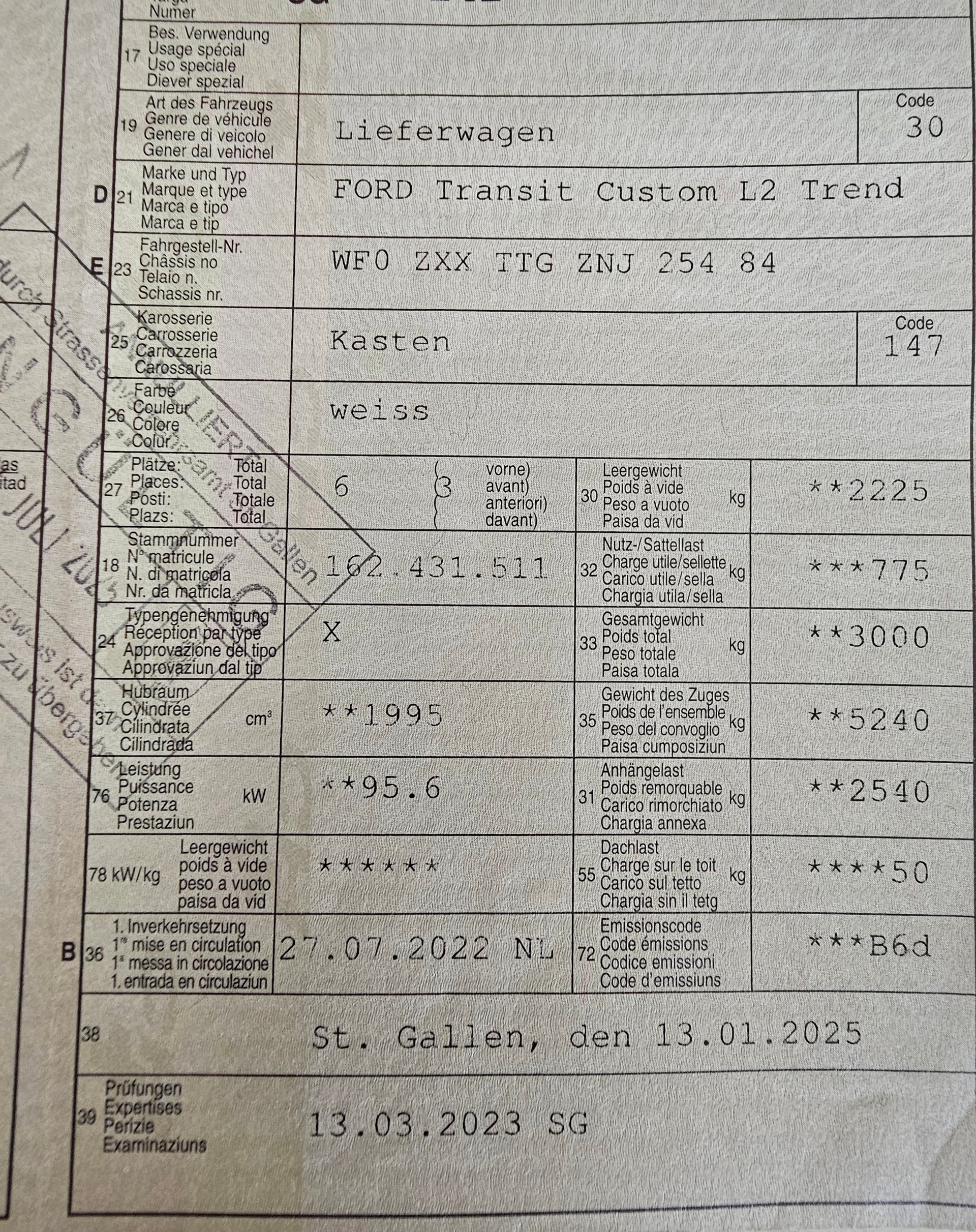 FORD Transit Custom Van 300 L2H1 DK 6 Plätze-image-14