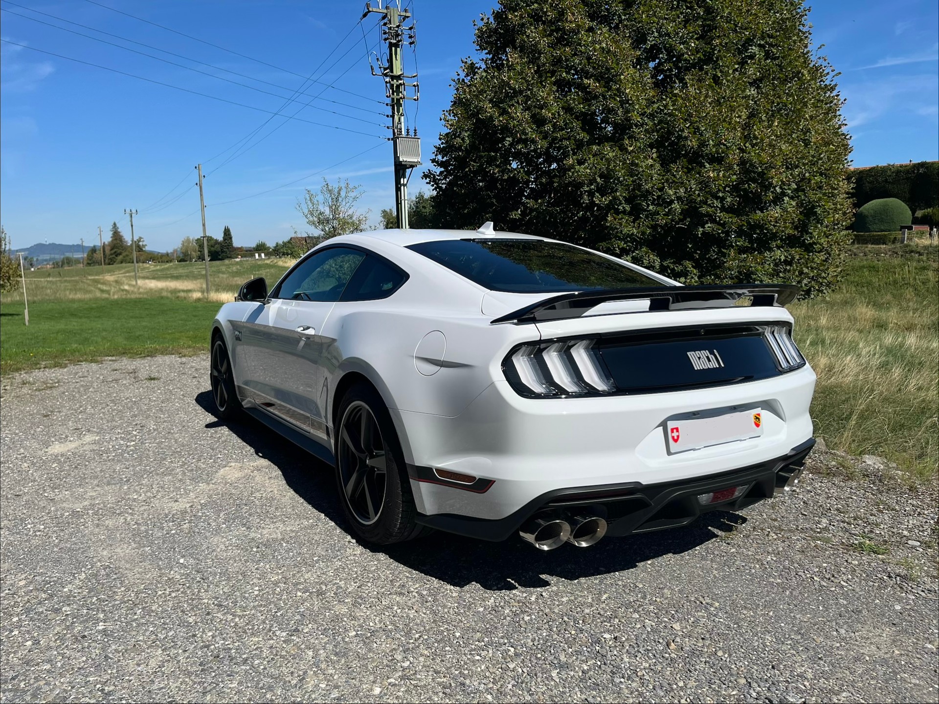 FORD Mustang 5.0 V8 Mach 1, Handschalter, Recaro Sportsitze, GT500 style Heckspoiler, Heckscheibenlamellen, Carcover...-image-6