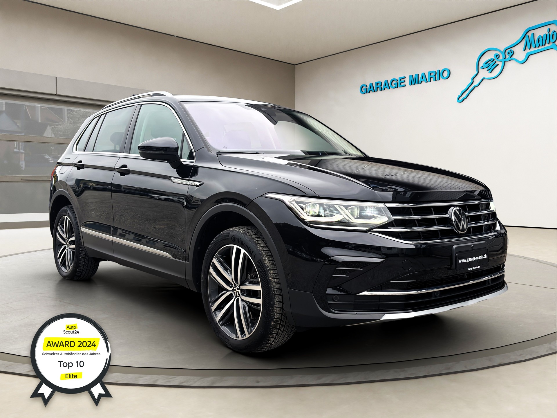 VW Tiguan 2.0 TDI SCR Elegance❗VOLLLEDER ❗4Motion DSG ✅CH-Fahrzeug & Frisch ab Service✅-image-0