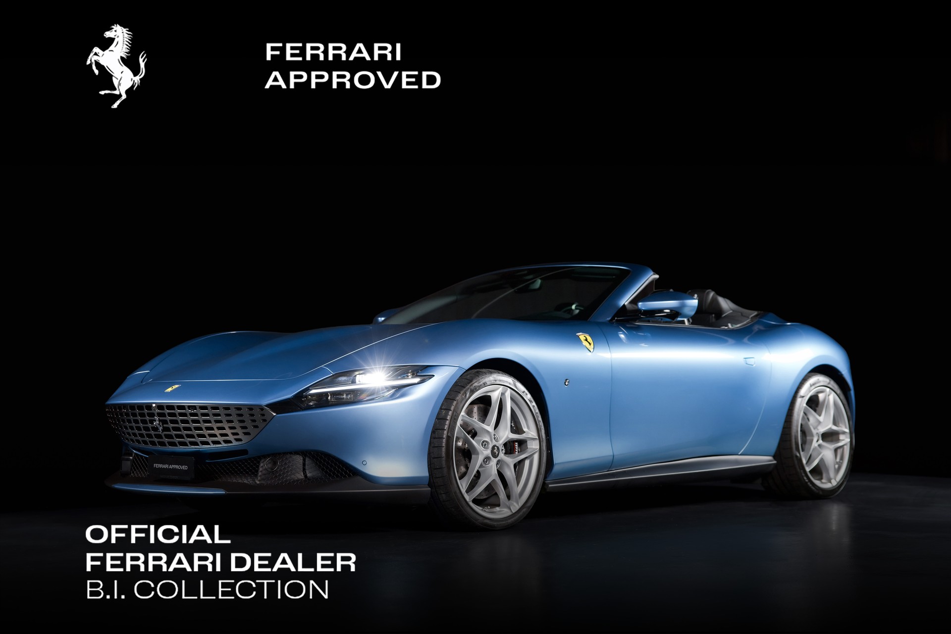 FERRARI Roma Spider 3.9 V8 T in AZZURRO CALIFORNIA